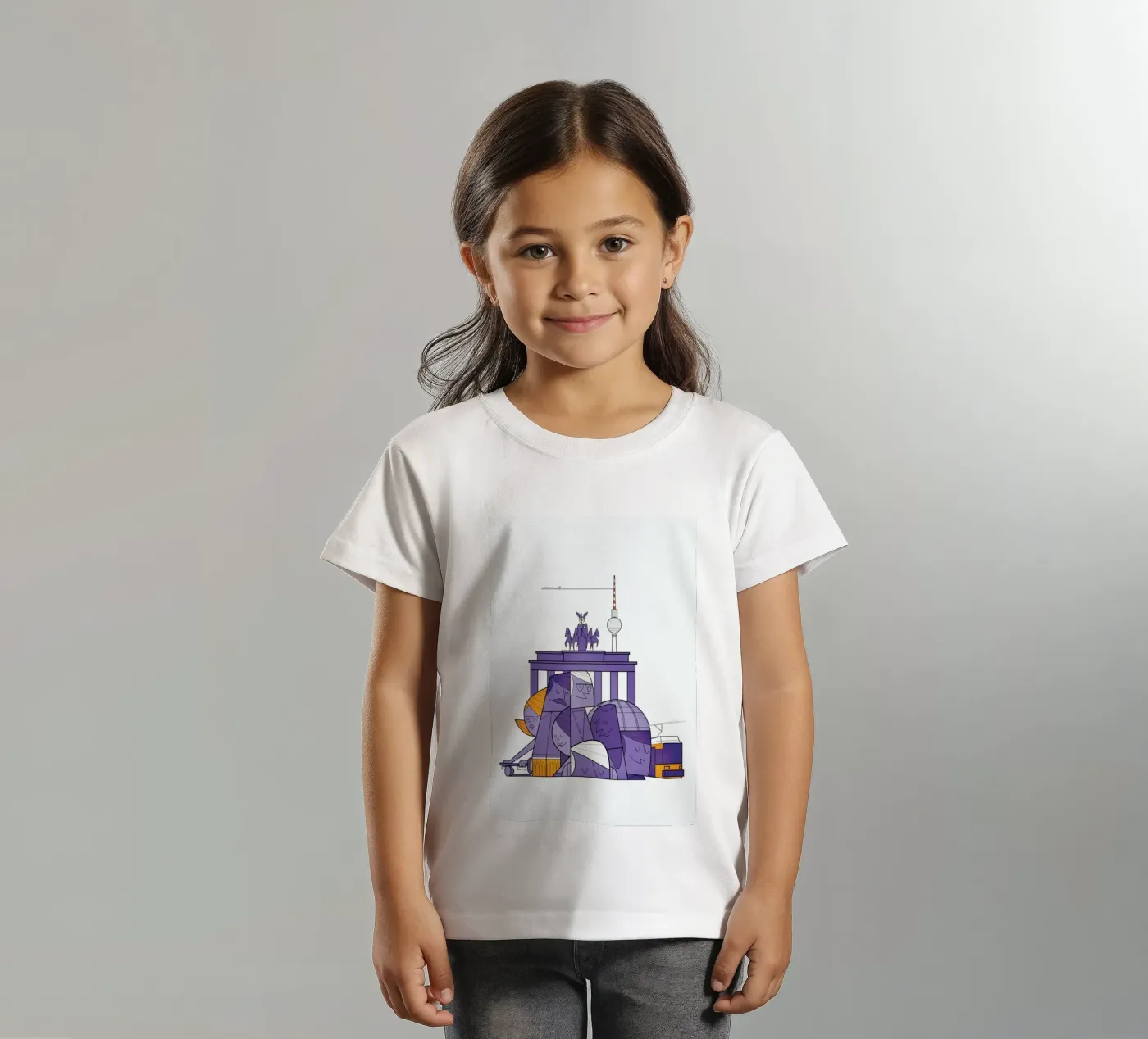 Berlin t-shirt bambini da Ale Giorgini