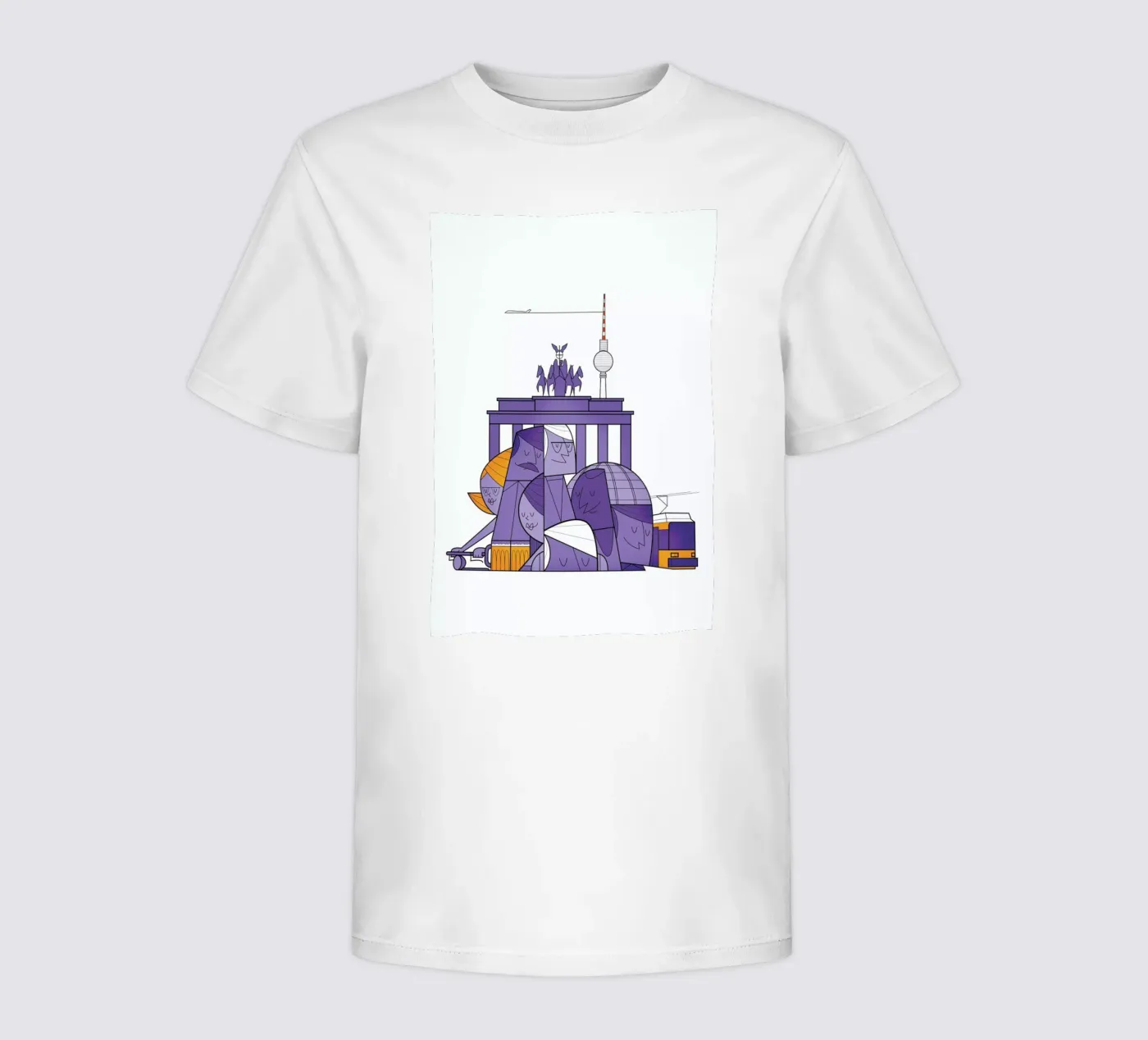Berlin t-shirt bambini da Ale Giorgini