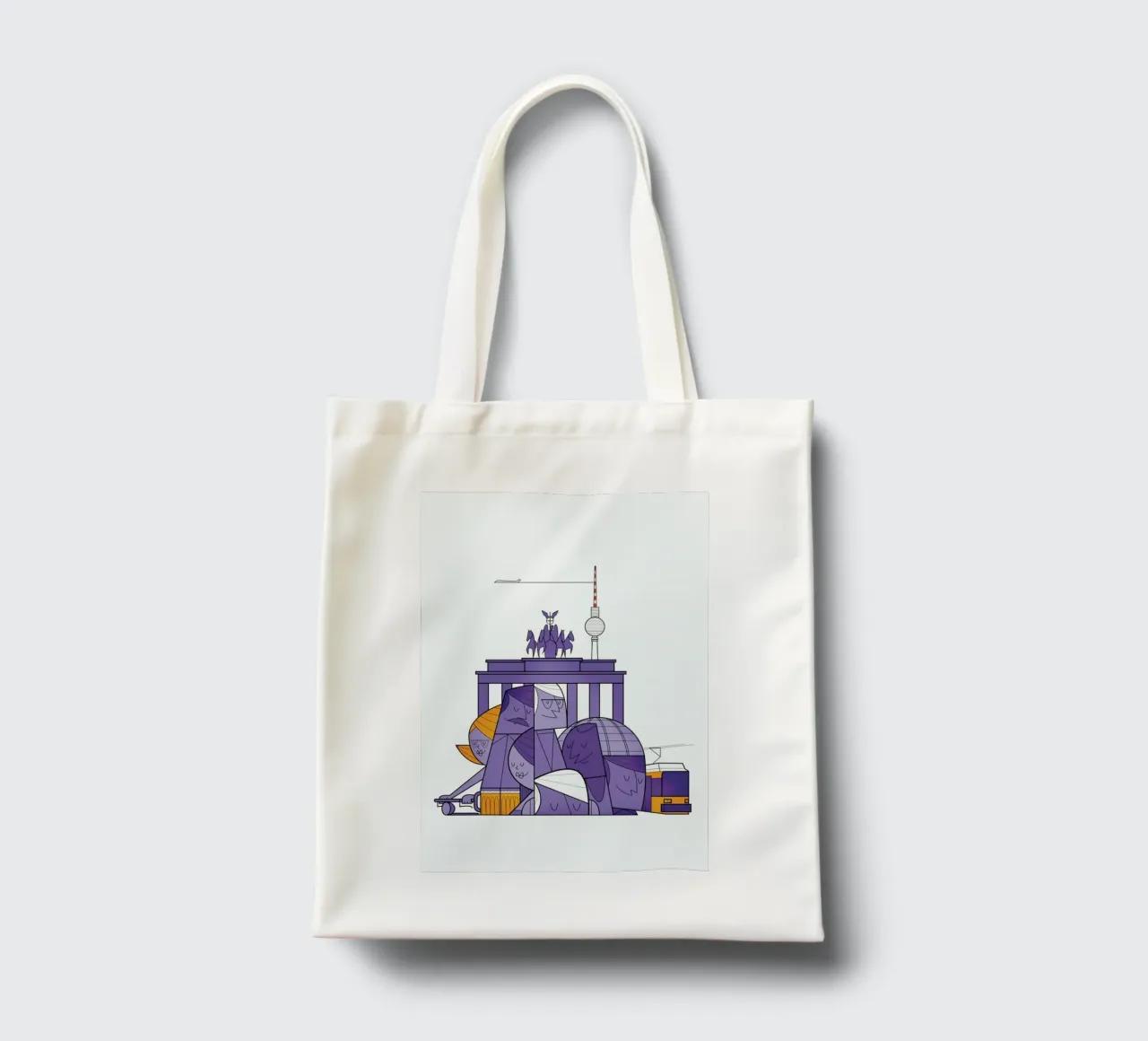 Berlin tote bag by Ale Giorgini