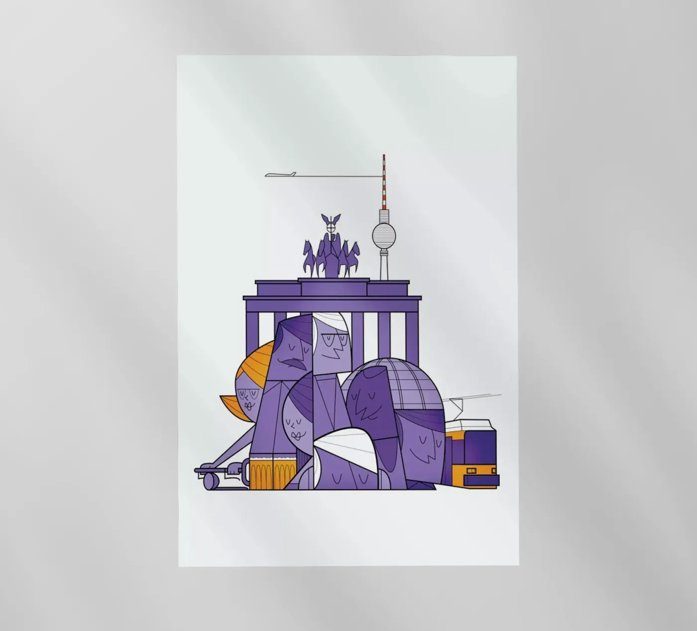 Berlin pellicola backlit da Ale Giorgini