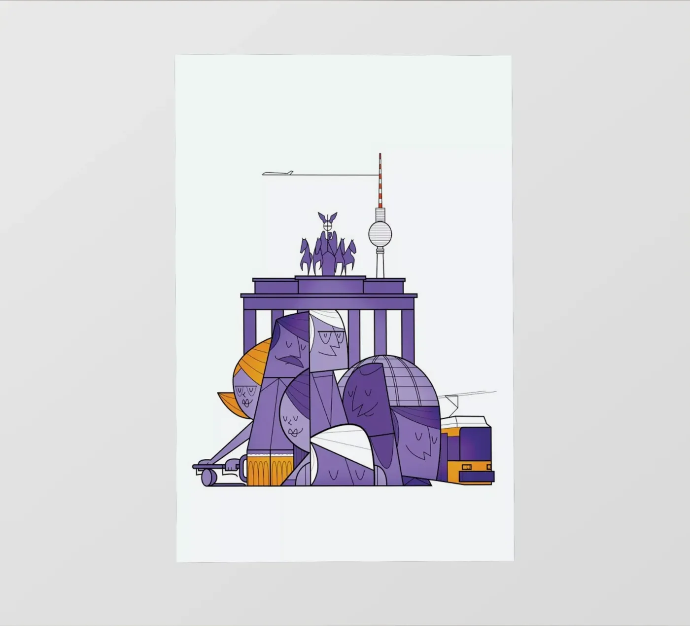 Berlin pellicola backlit da Ale Giorgini