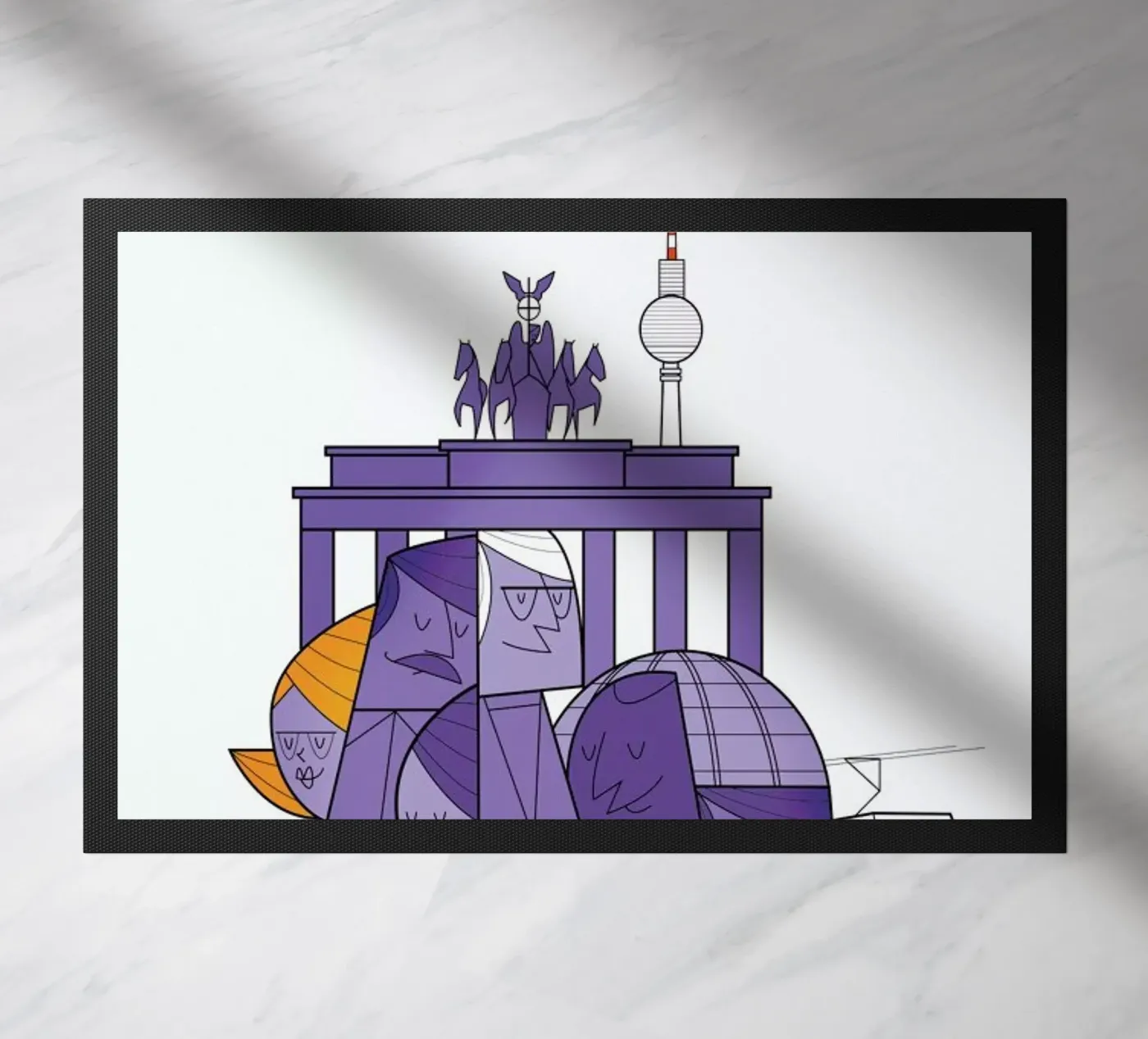 Berlin deurmat van Ale Giorgini