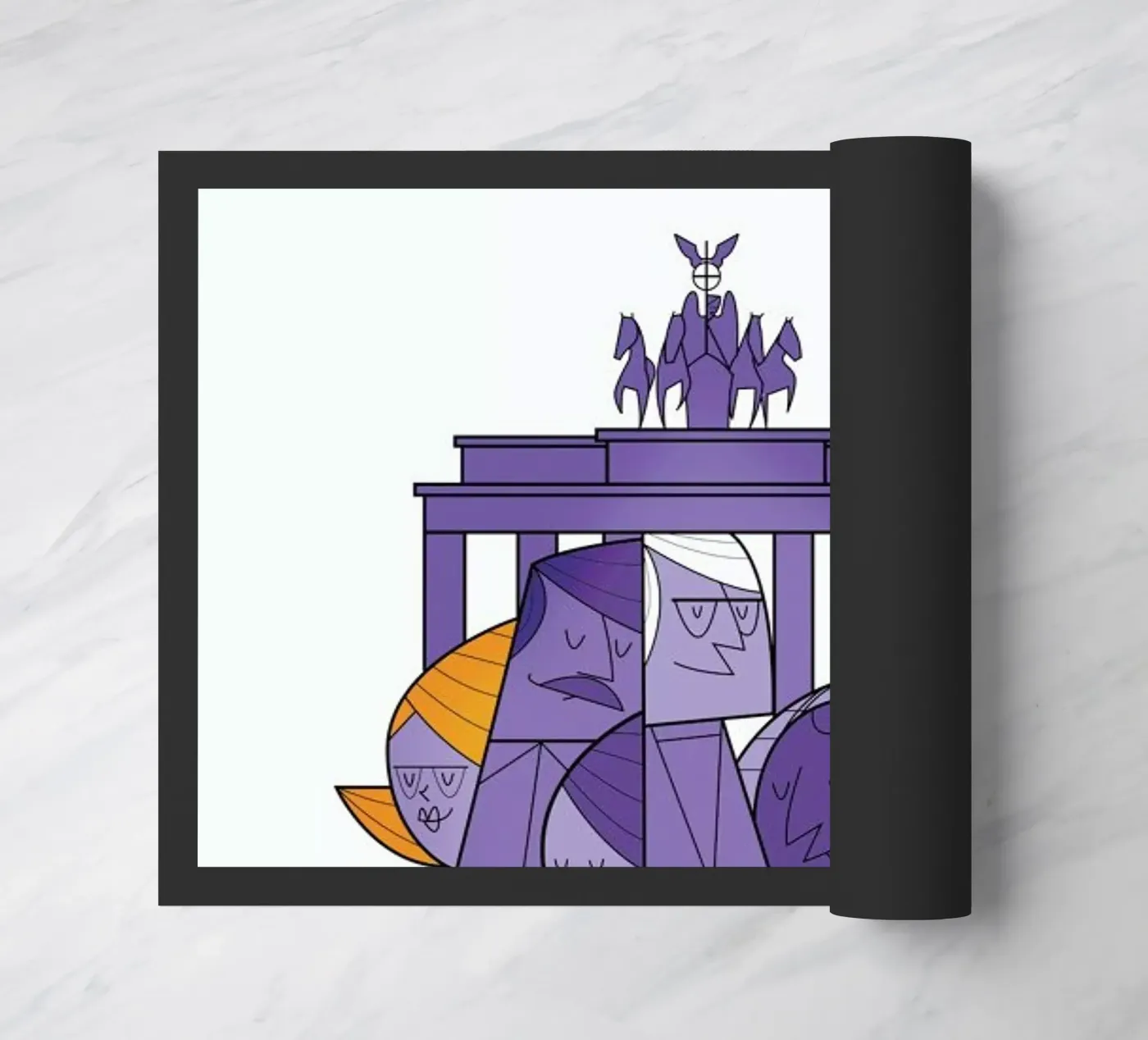 Berlin deurmat van Ale Giorgini