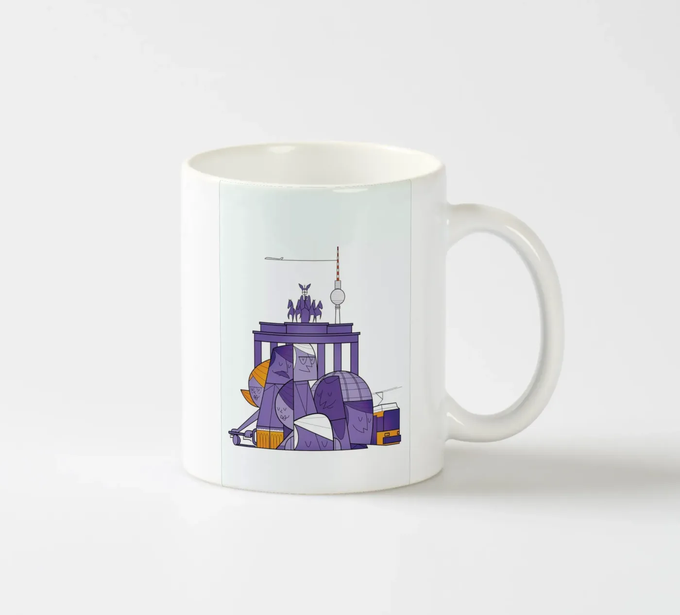 Berlin ceramic mug by Ale Giorgini