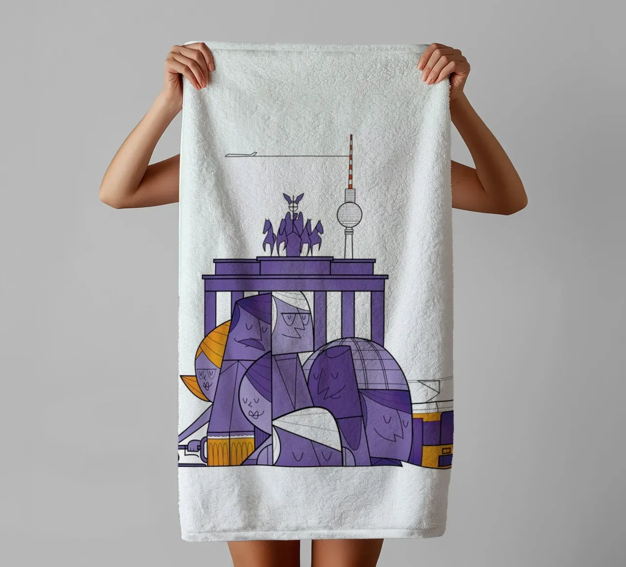 Berlin badhanddoek van Ale Giorgini