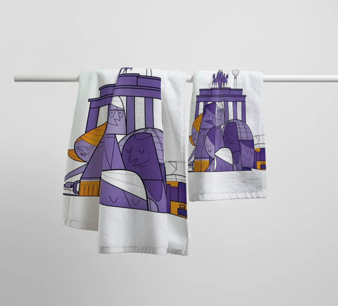 Berlin badhanddoek van Ale Giorgini