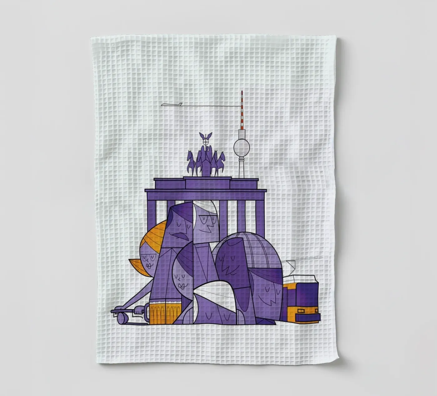 Berlin Geschirrtuch von Ale Giorgini