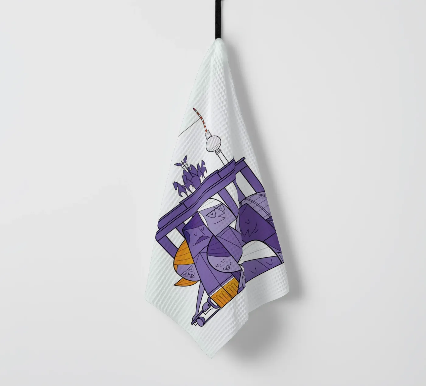 Berlin Geschirrtuch von Ale Giorgini