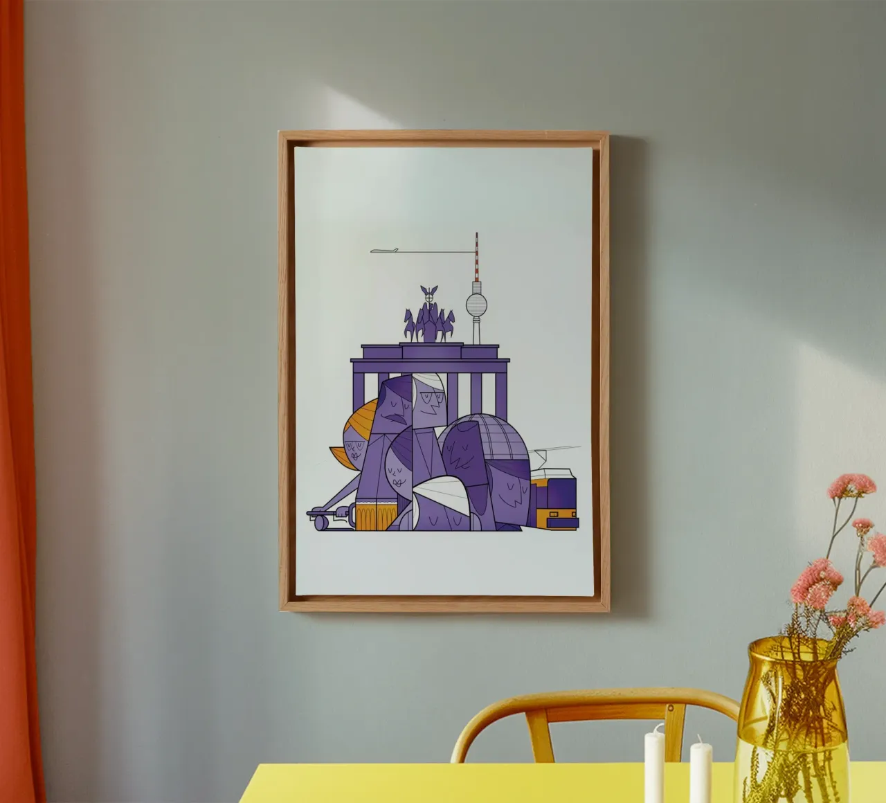 Berlin tela da Ale Giorgini