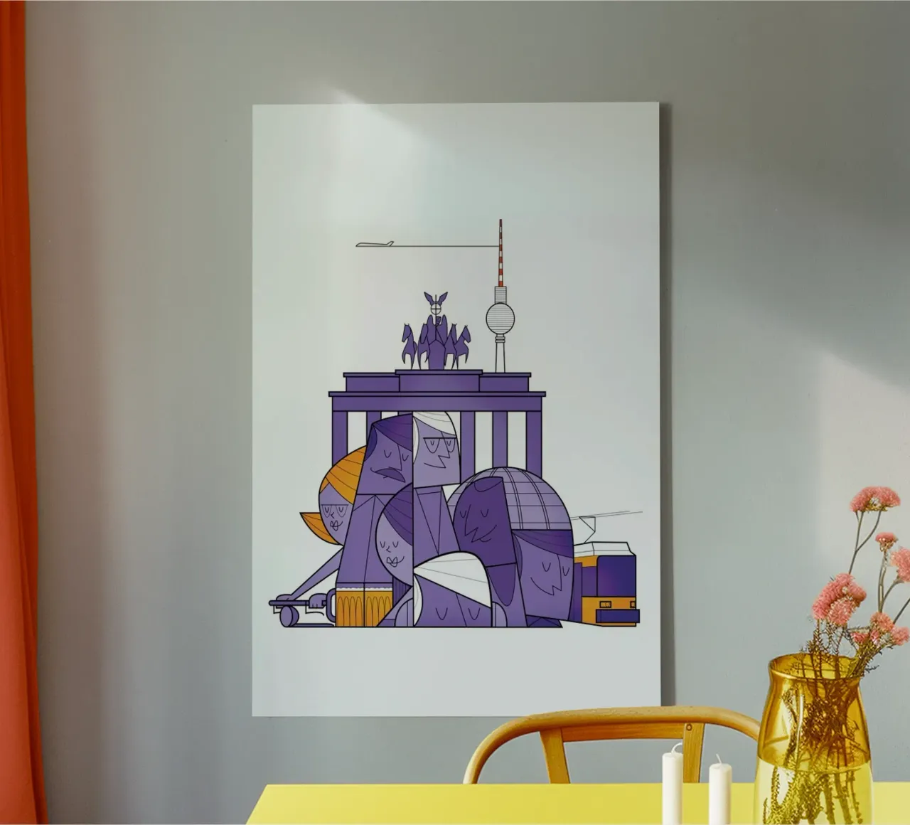 Berlin tela da Ale Giorgini