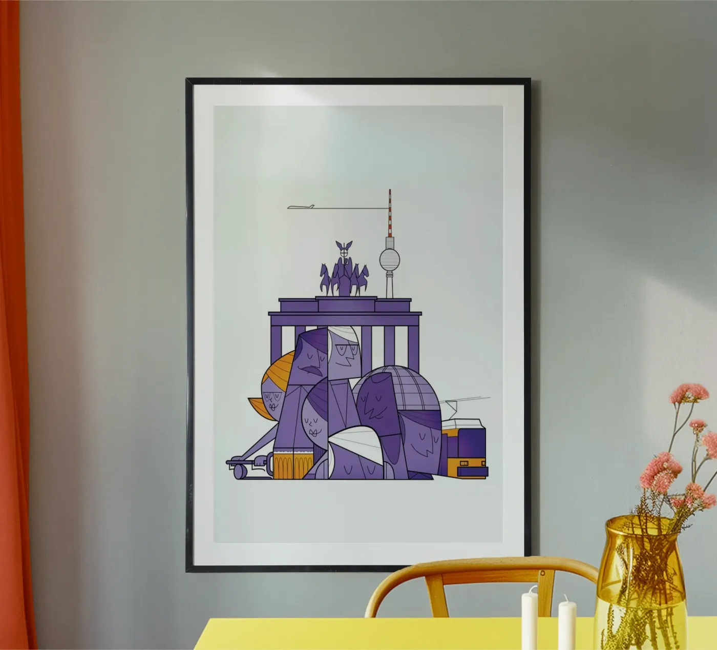 Berlin poster by Ale Giorgini
