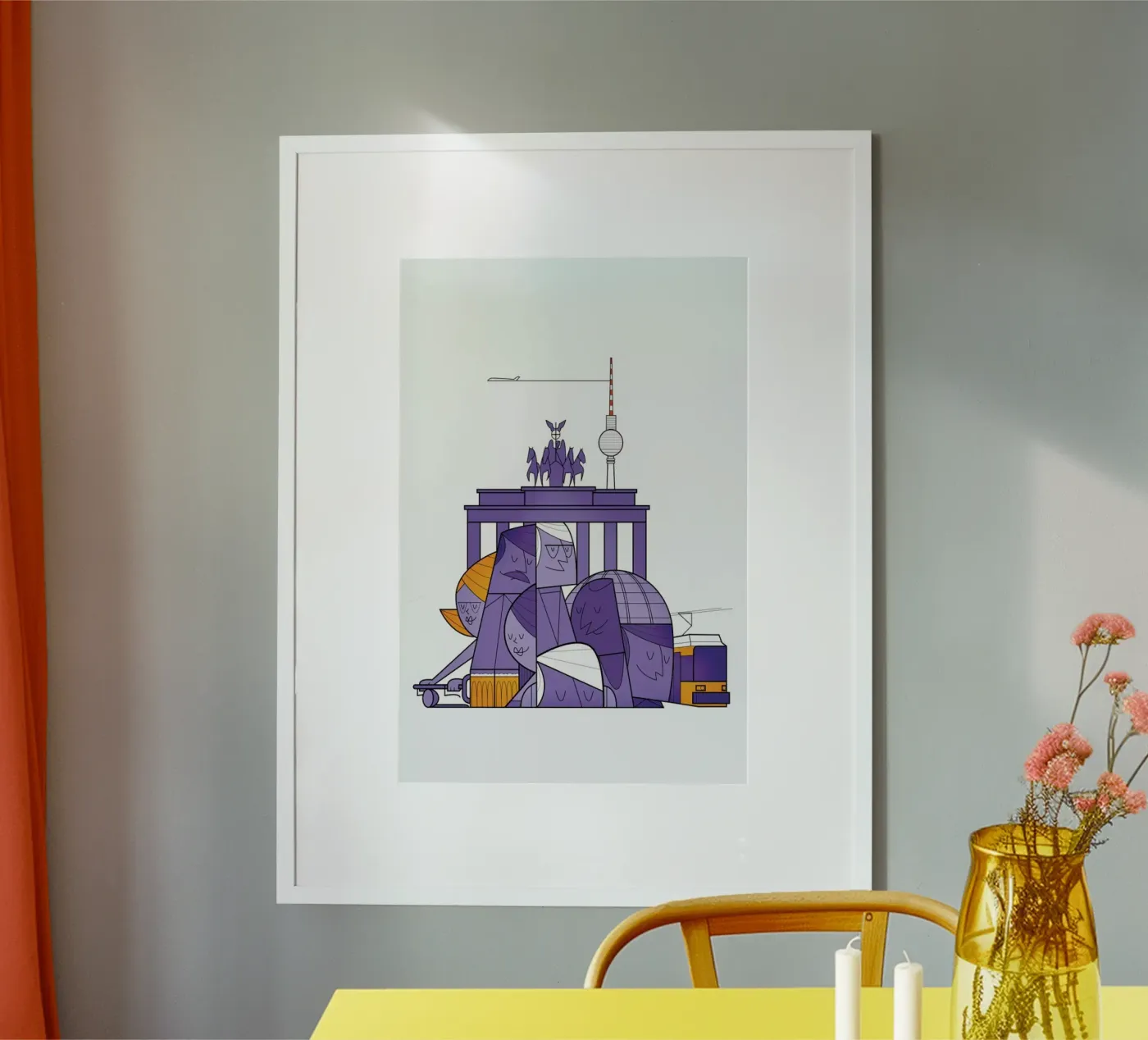 Berlin poster by Ale Giorgini