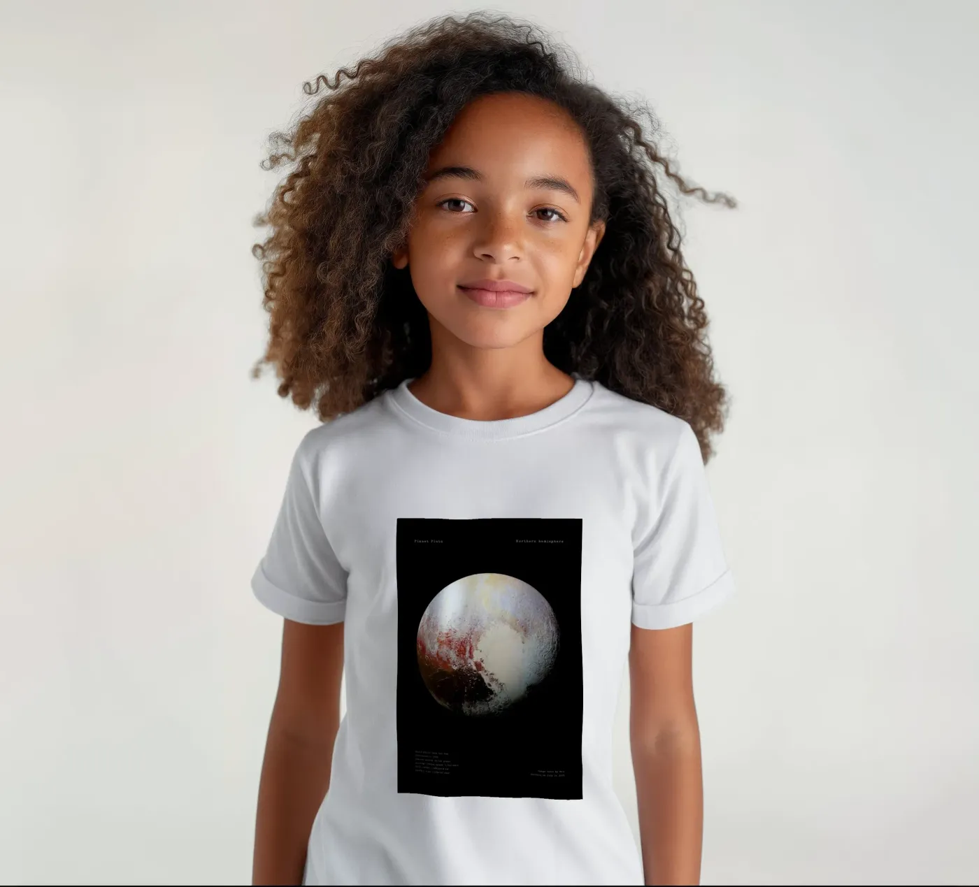 Pluto, NASA kinder t-shirt van Vintage by JUNIQE