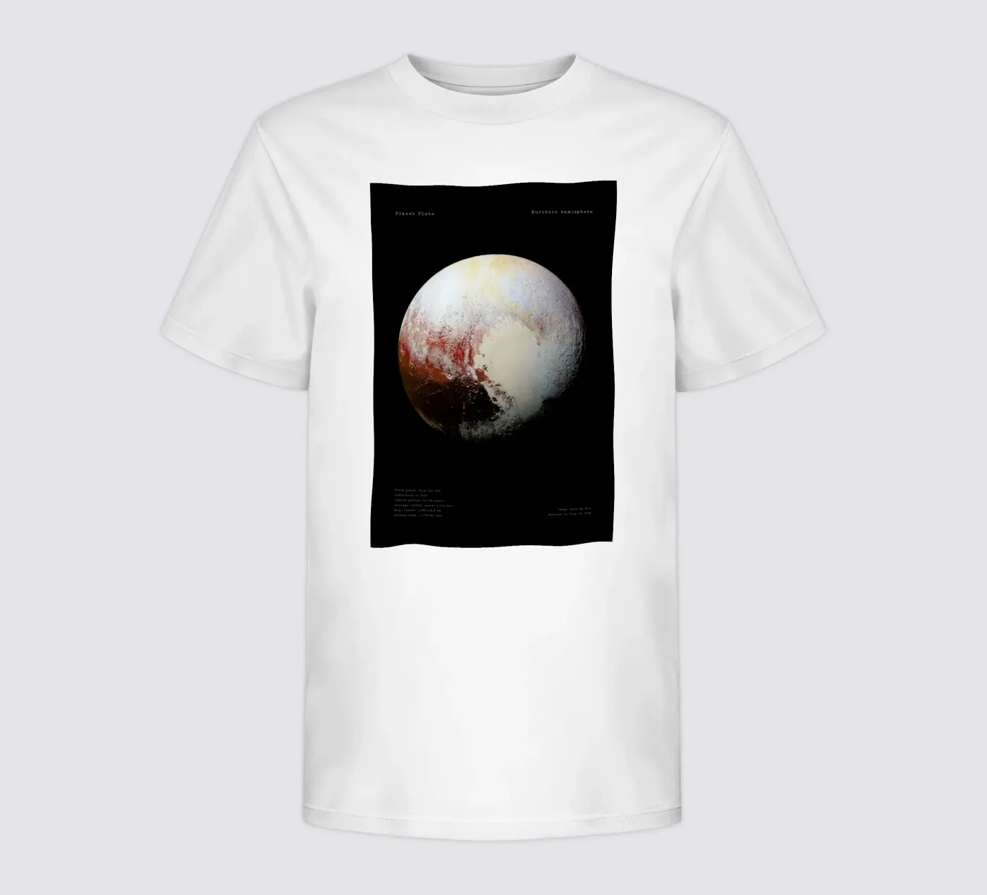 Pluto, NASA kinder t-shirt van Vintage by JUNIQE