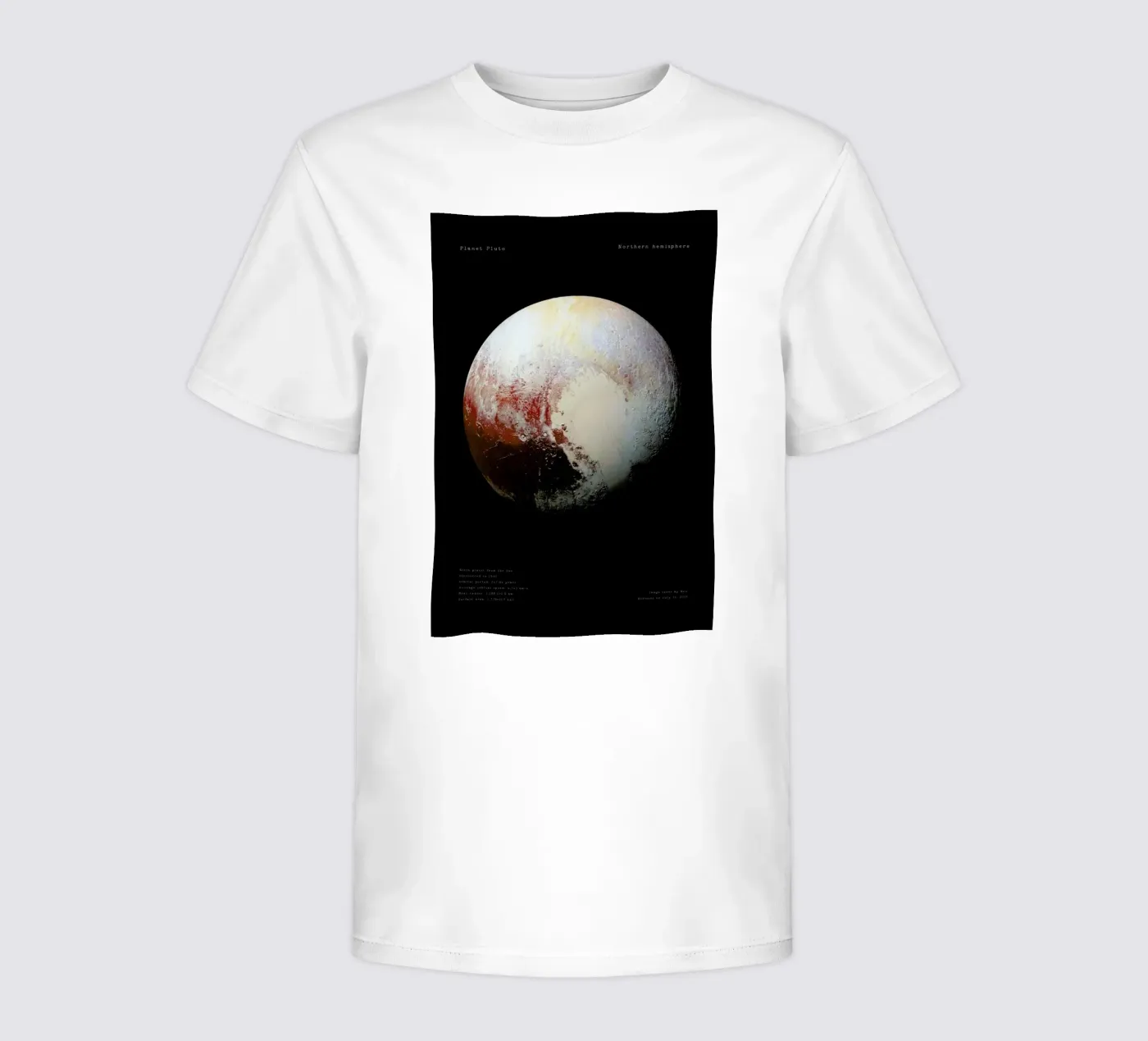 Pluto, NASA kinder t-shirt van Vintage by JUNIQE