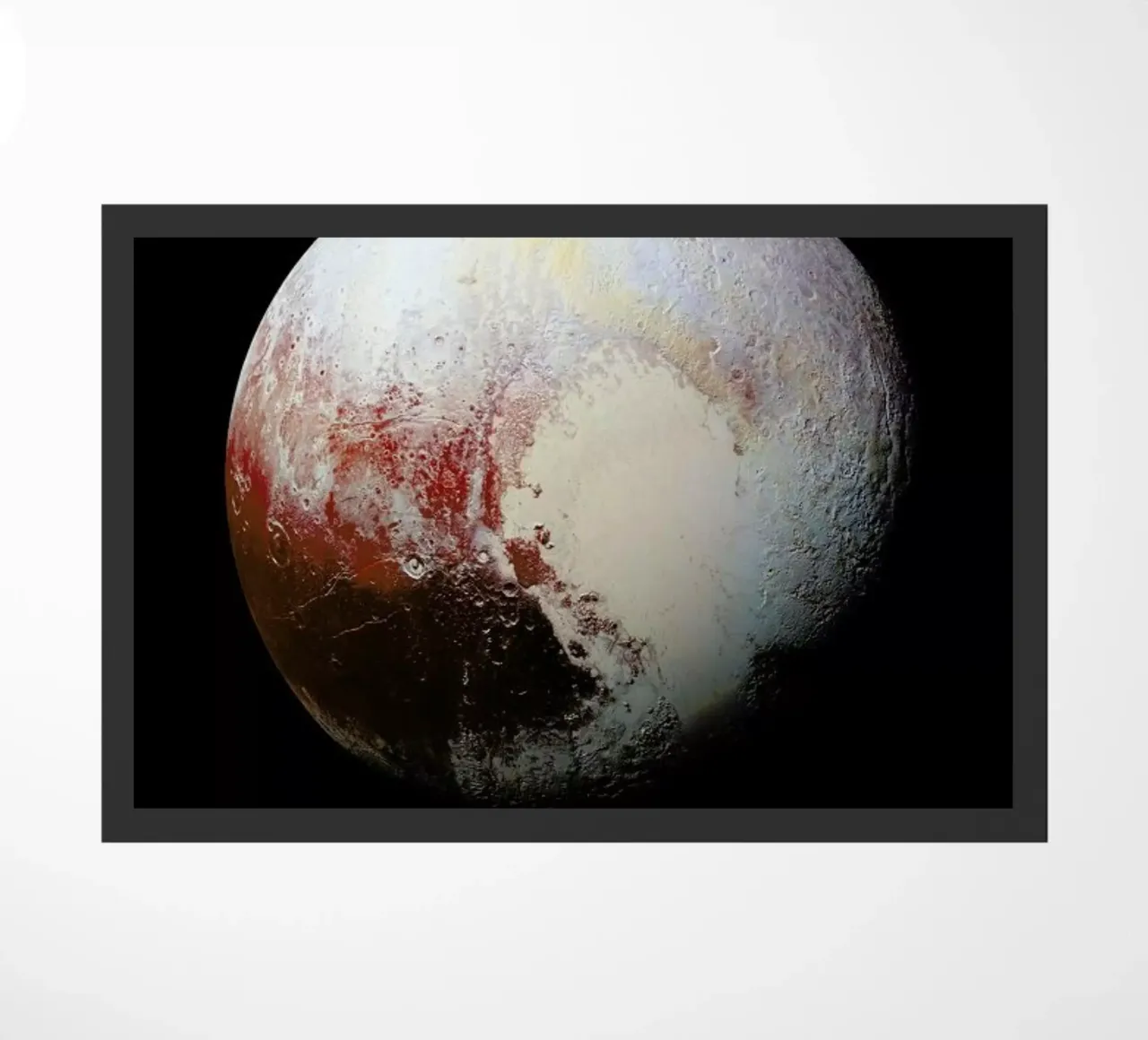 Pluto, NASA paillasson de Vintage by JUNIQE