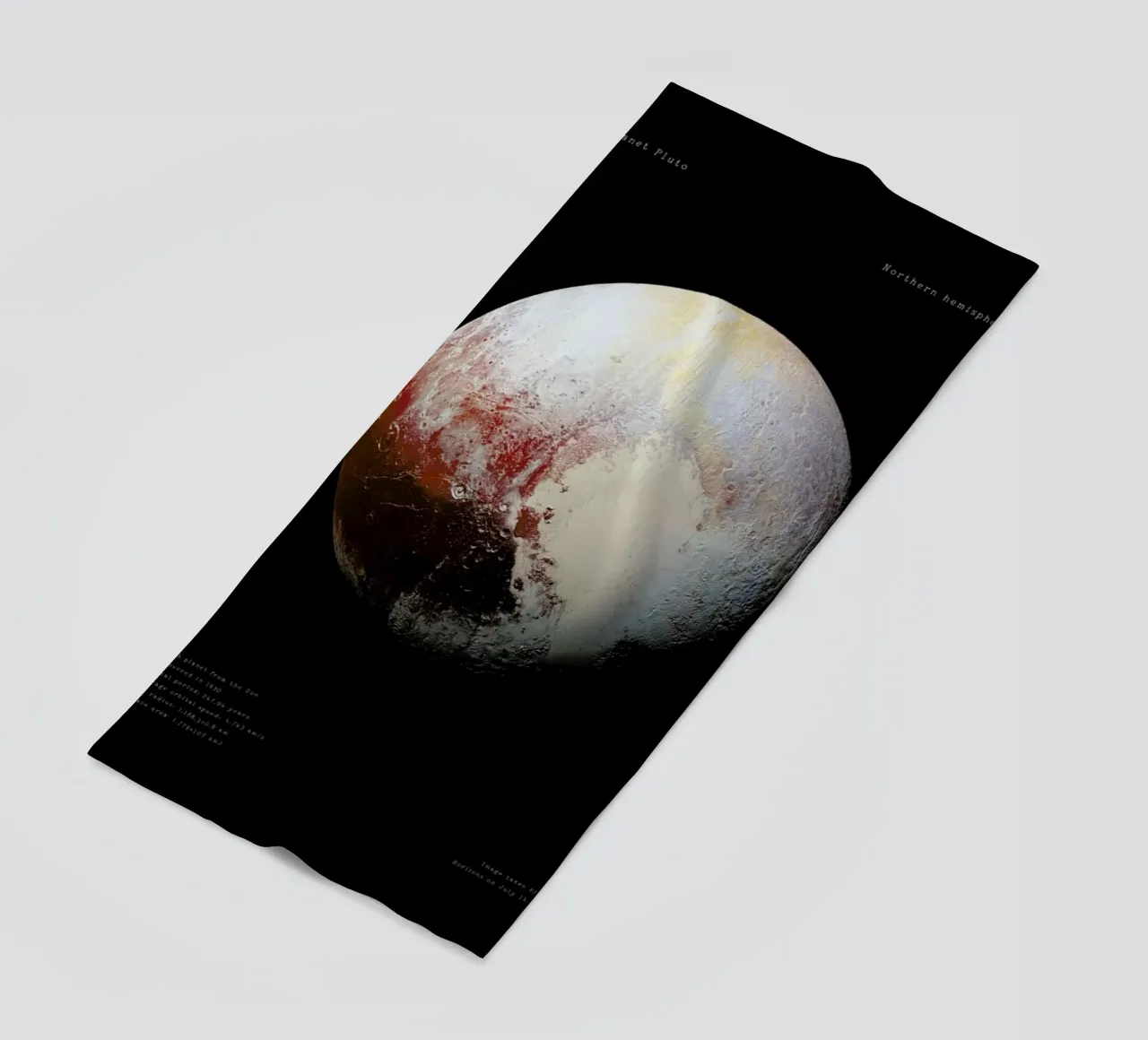 Pluto, NASA telo mare da Vintage by JUNIQE