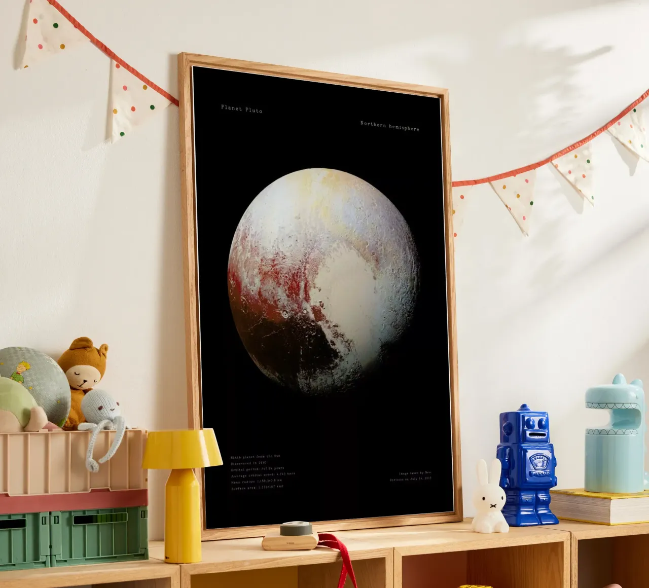 Pluto, NASA plexiglass da Vintage by JUNIQE