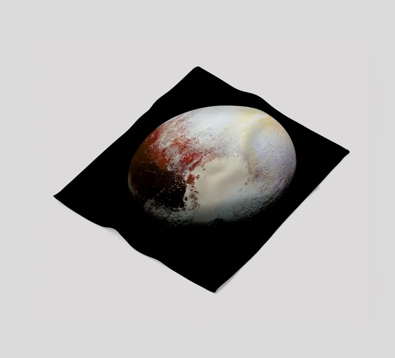 Pluto, NASA fleecedeken van Vintage by JUNIQE