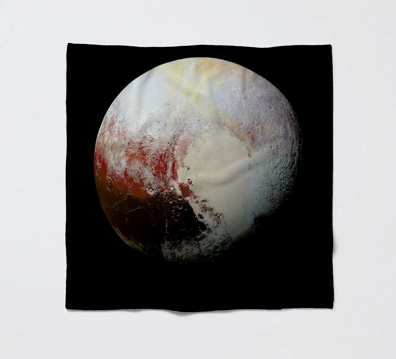 Pluto, NASA fleecedeken van Vintage by JUNIQE