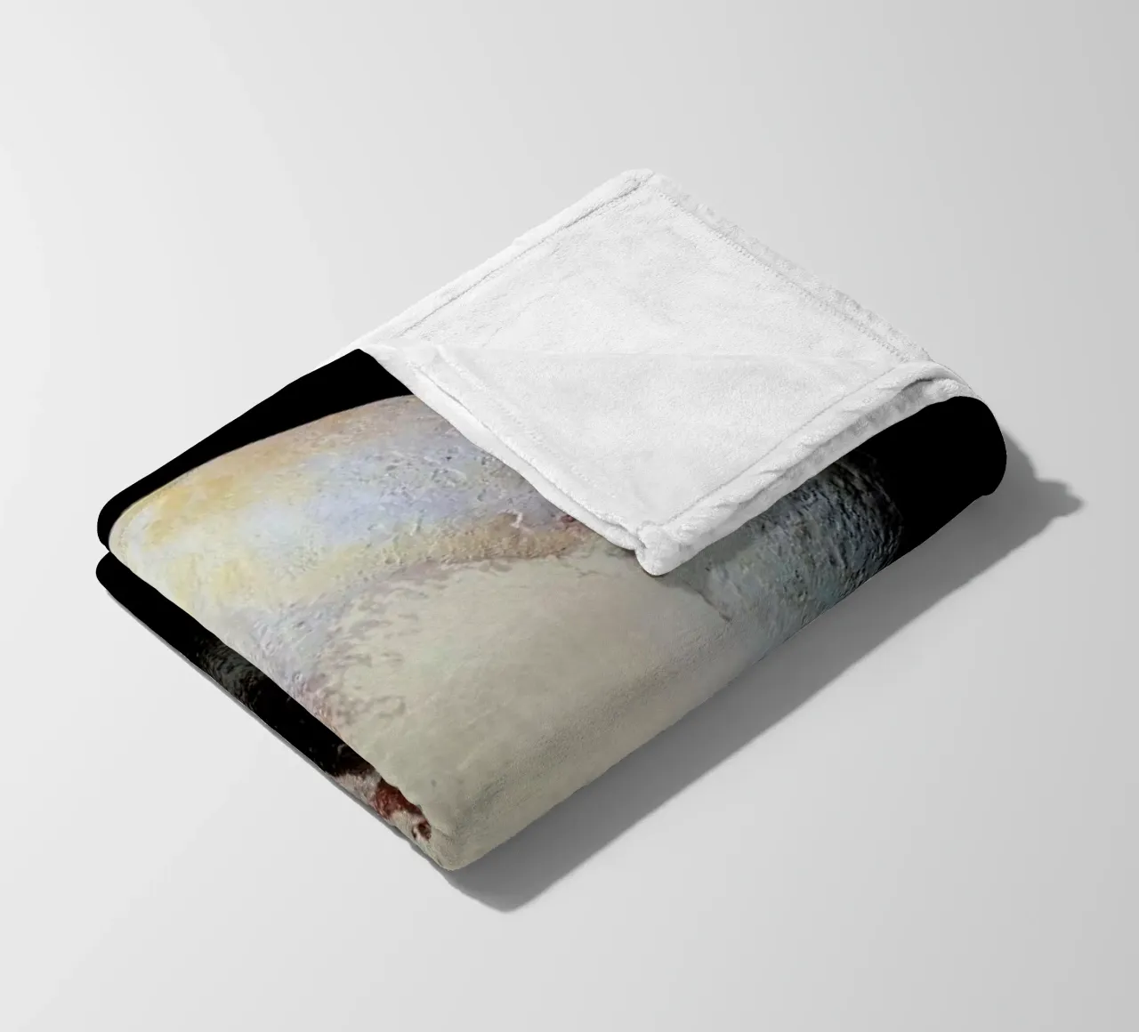 Pluto, NASA fleecedeken van Vintage by JUNIQE