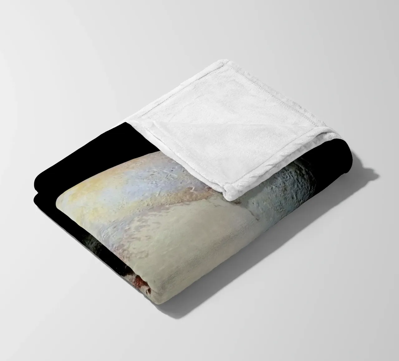 Pluto, NASA fleecedeken van Vintage by JUNIQE