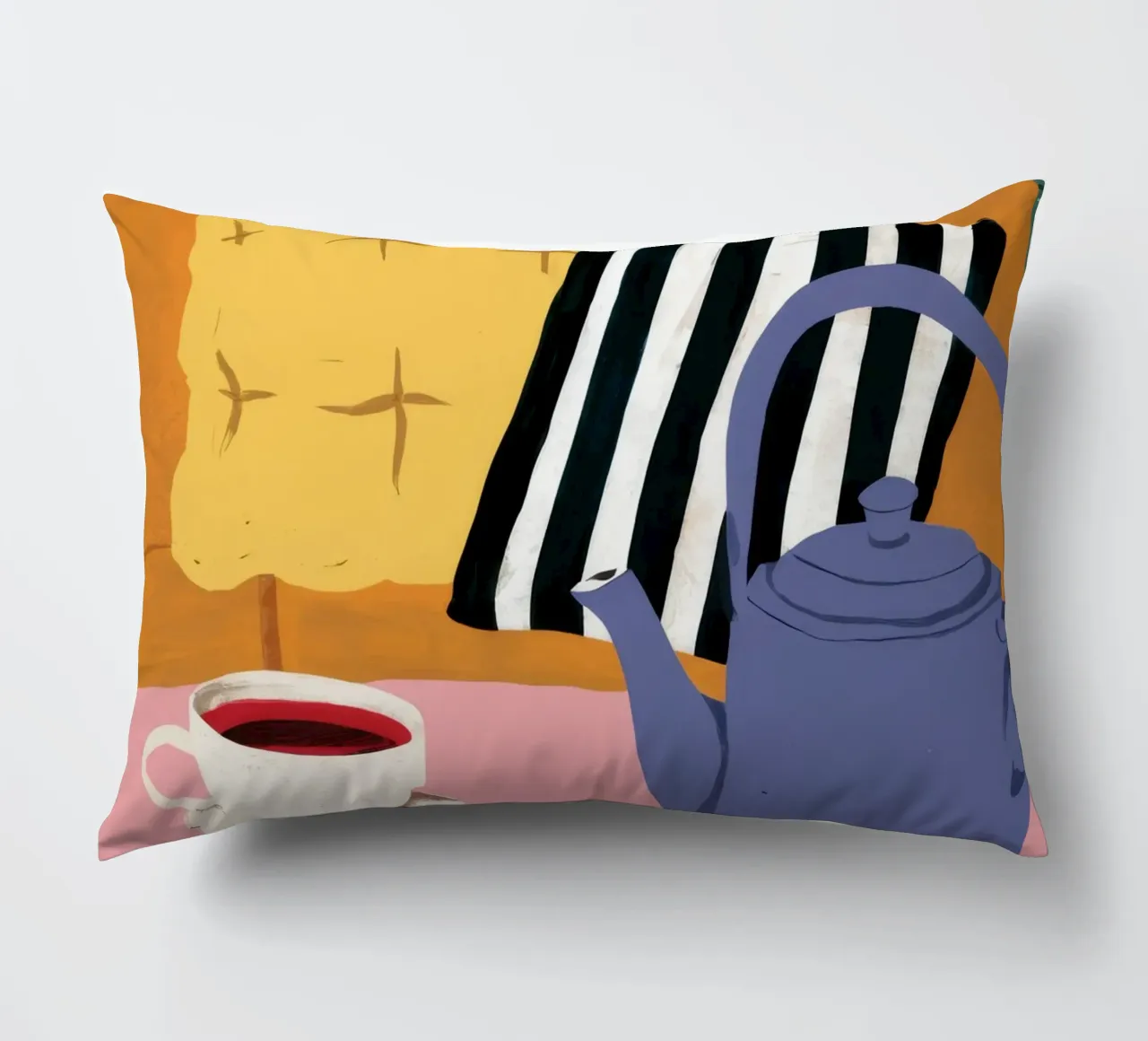 Divano a strisce Teatime cuscino da Dawn Light