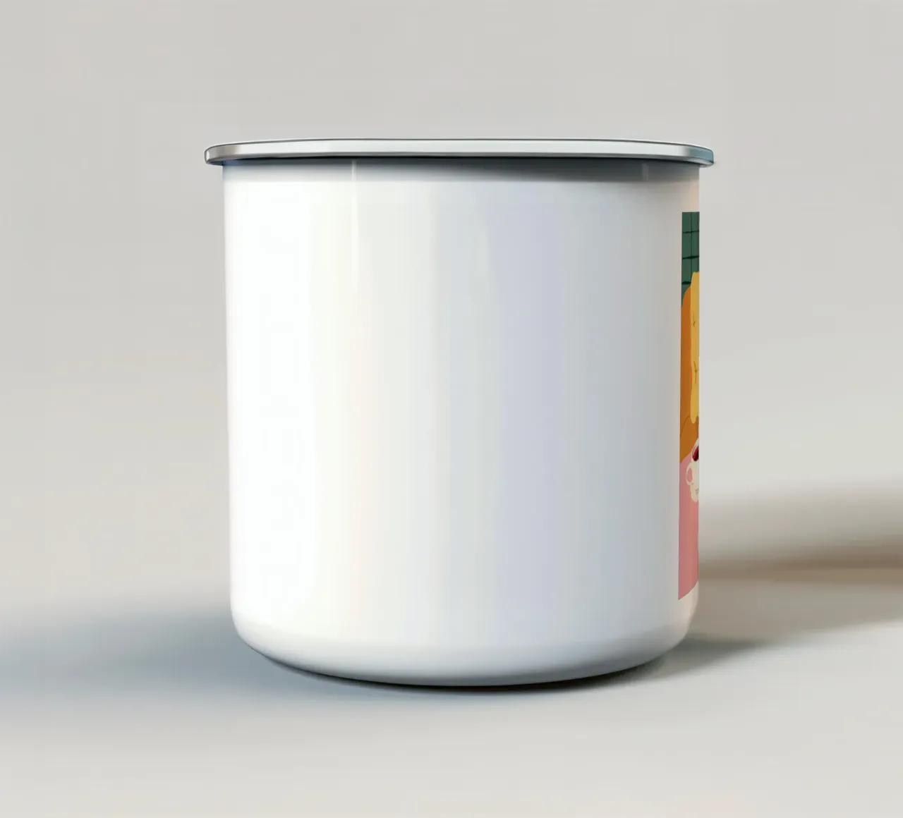 Divano a strisce Teatime tazza in smalto da Dawn Light