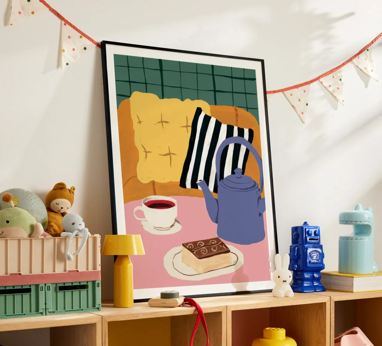 Divano a strisce Teatime carta hahnemühle da Dawn Light