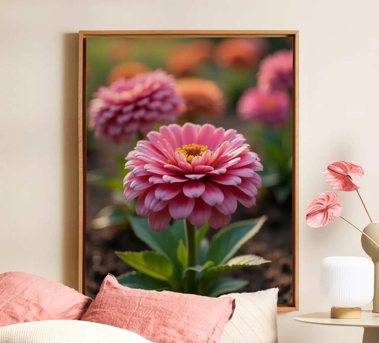 Geheime Botanik Leinwand mit Schattenfugenrahmen von Bold Blooms