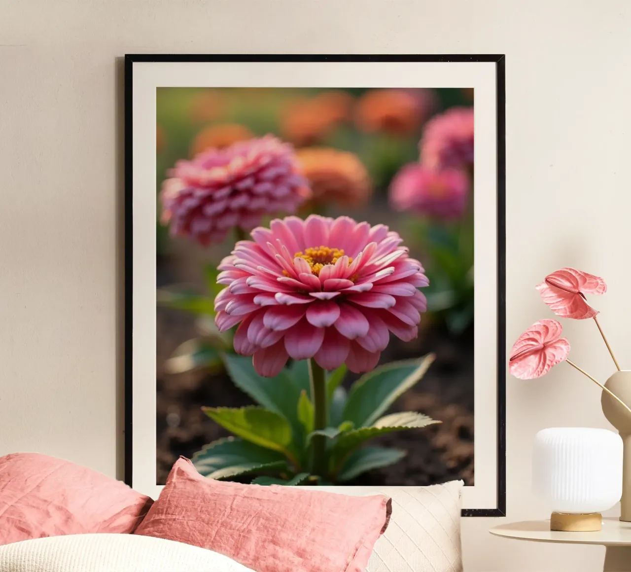 Secret Botanica poster with plastic frame by Bold Blooms