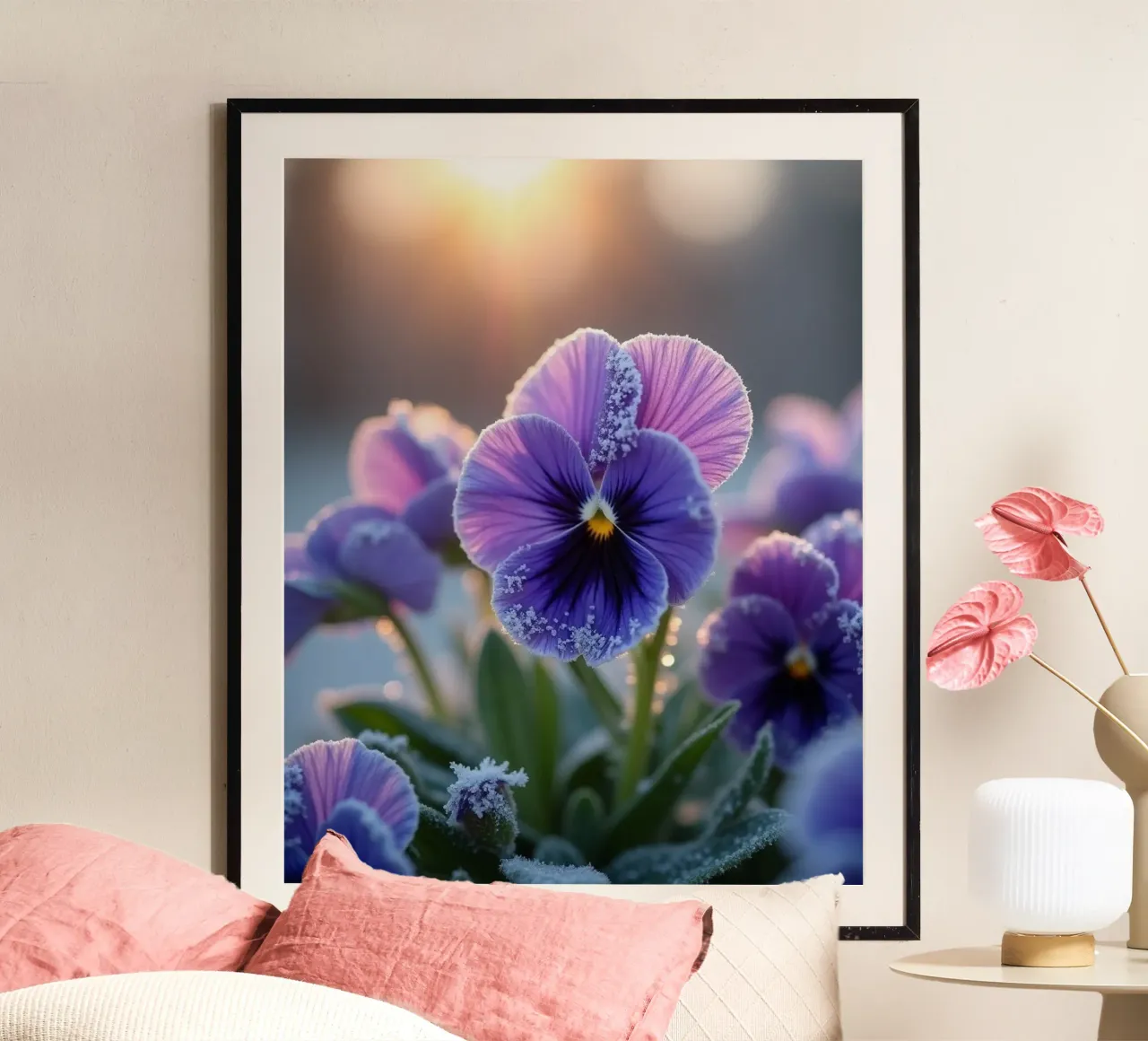 Secret Botanica poster with plastic frame by Bold Blooms