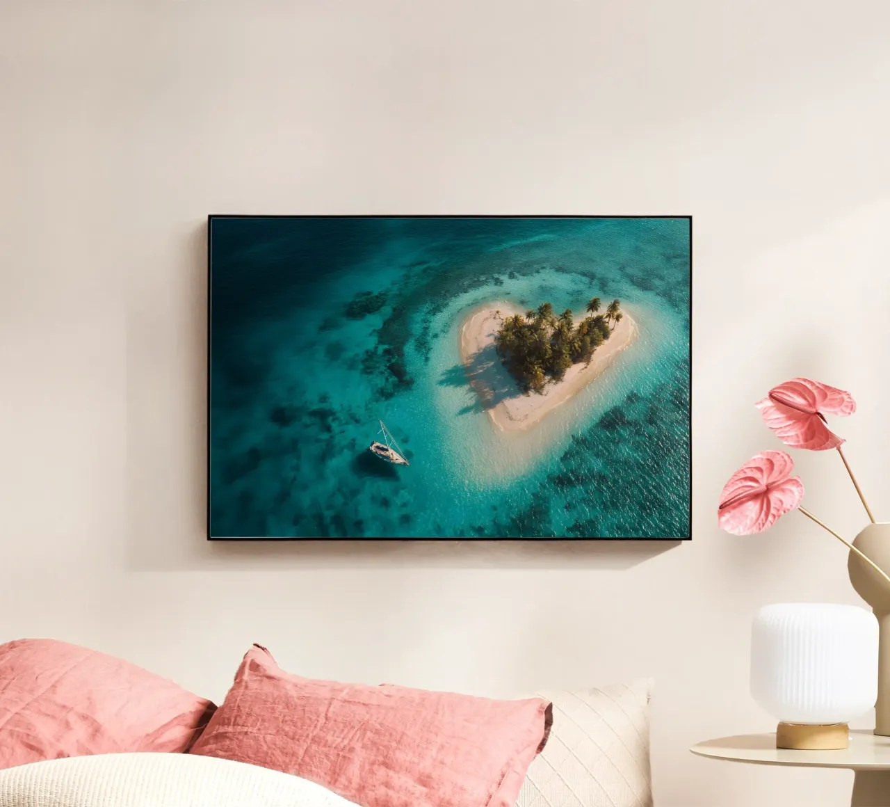 Un cuore per i mari del sud plexiglass da M-Ulrich-Digital Art