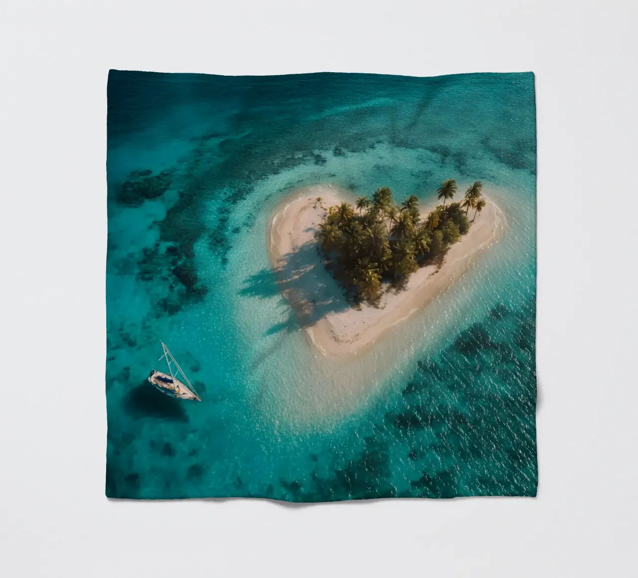 Un cuore per i mari del sud coperta in pile da M-Ulrich-Digital Art