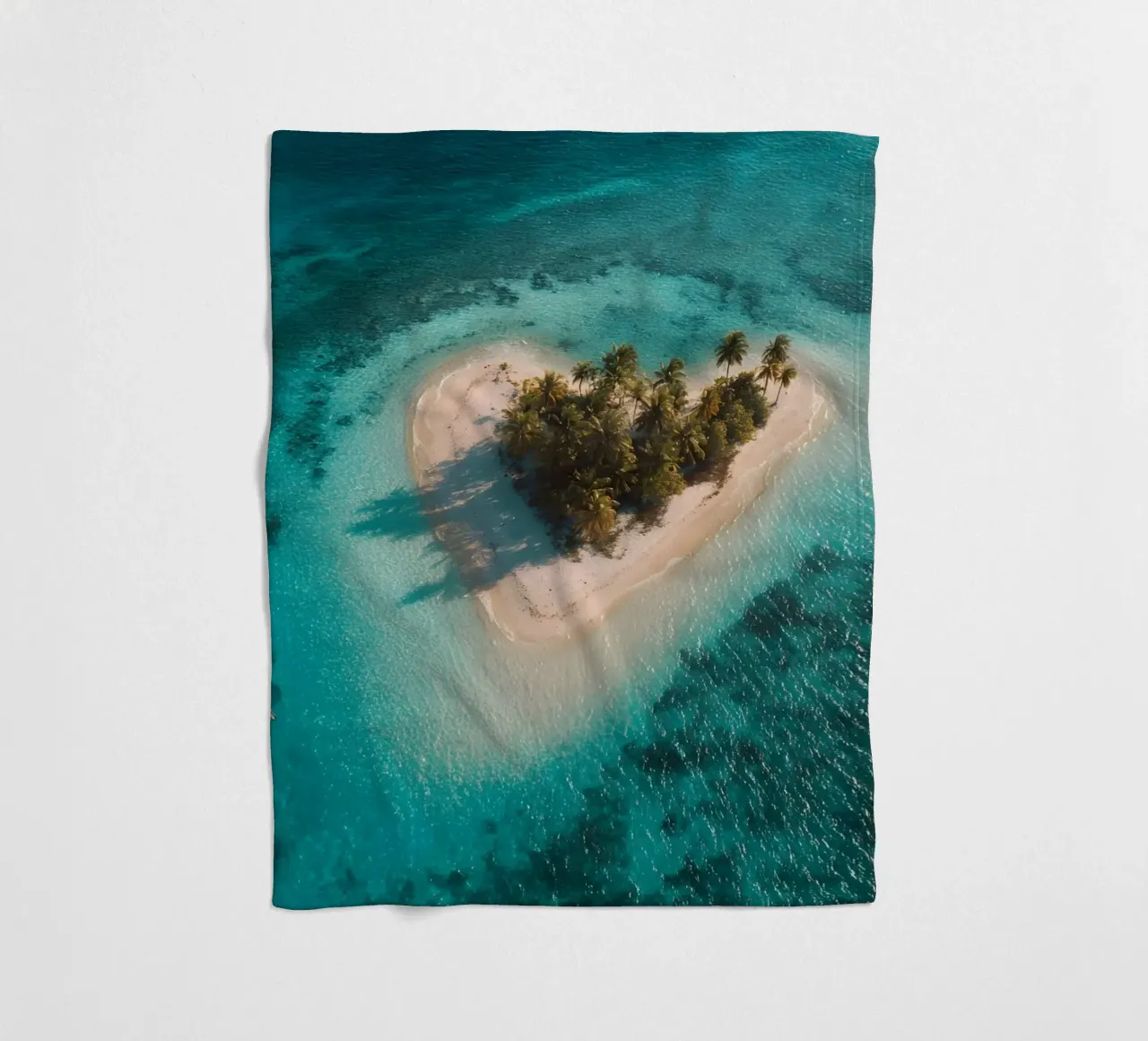 Un cuore per i mari del sud coperta in pile da M-Ulrich-Digital Art