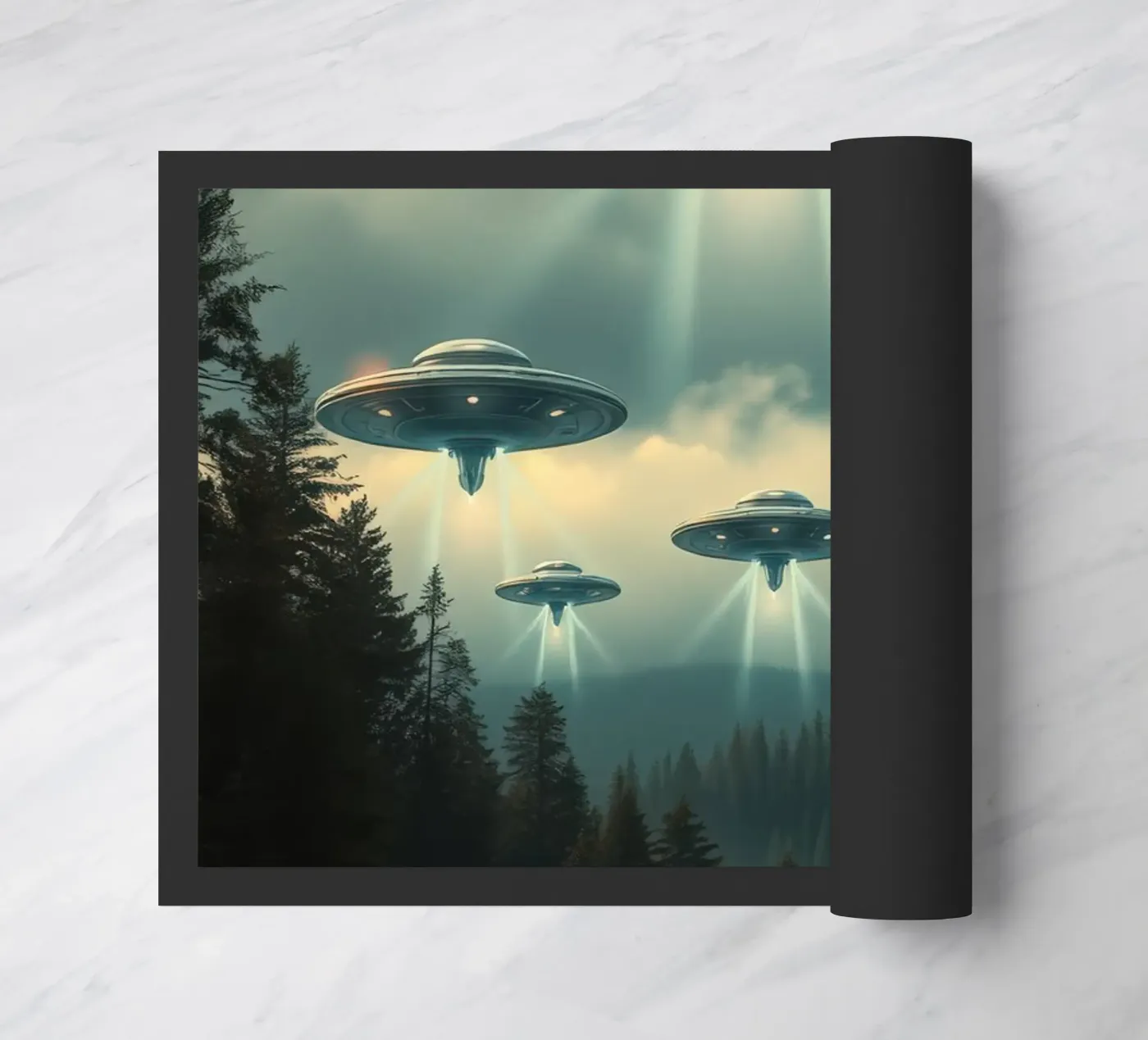 UFO doormat by Not from this planet