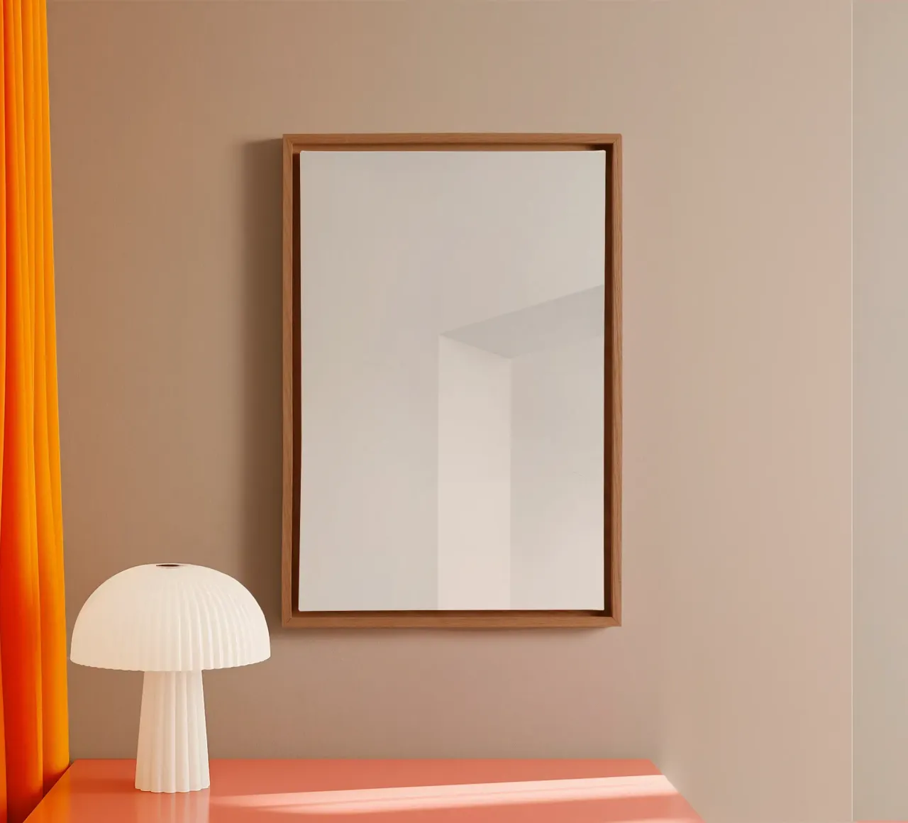 Nero minimale tela con Cornice a cassetta da PhotoVibe Decor