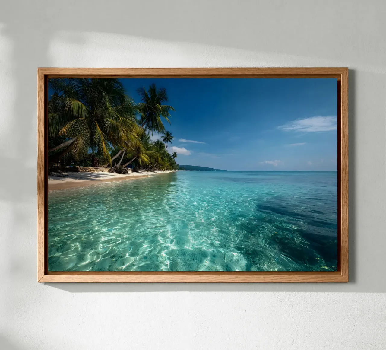 Paradise under palm trees canvas by M-Ulrich-Digital Art