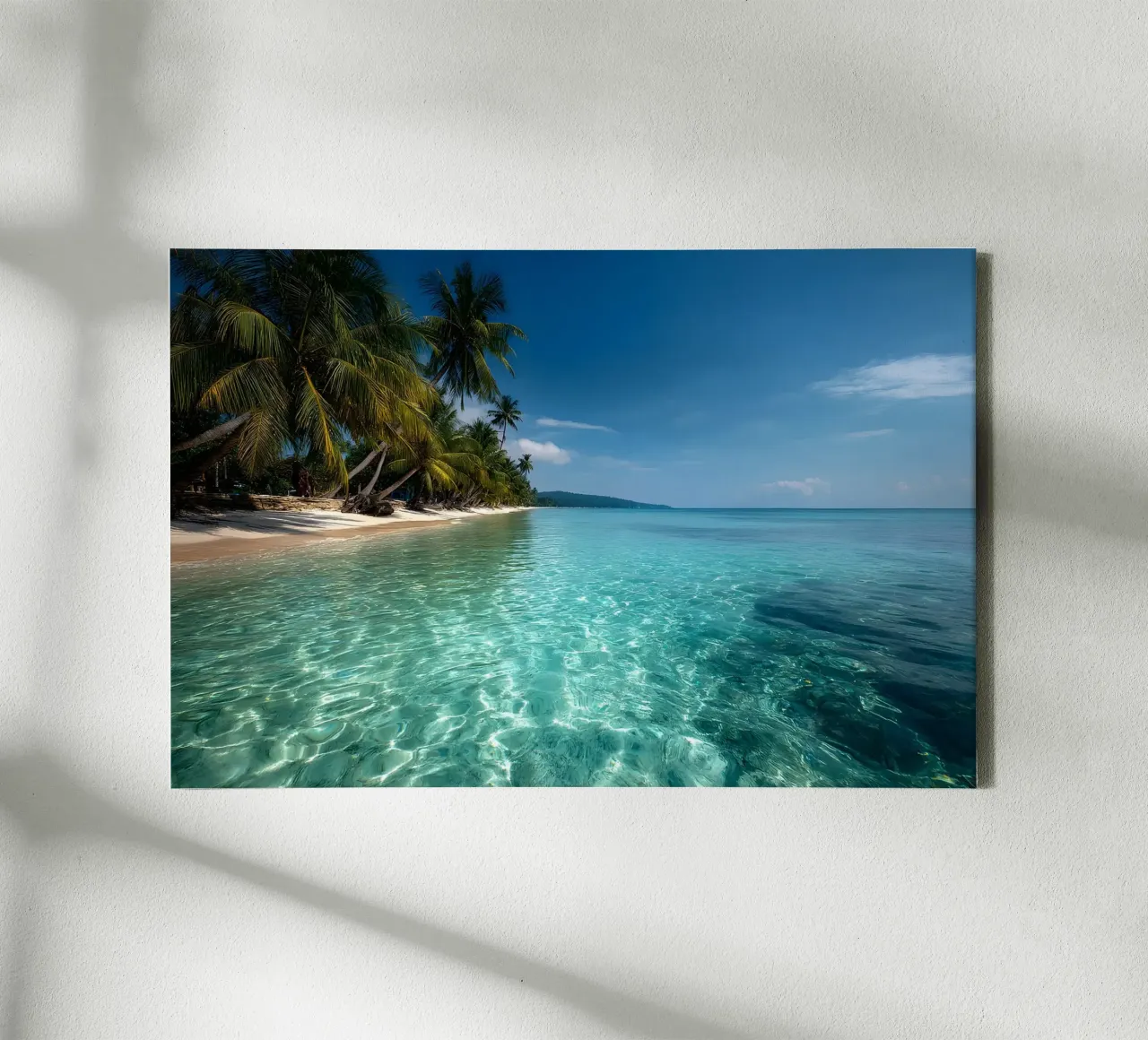 Paradise under palm trees canvas by M-Ulrich-Digital Art