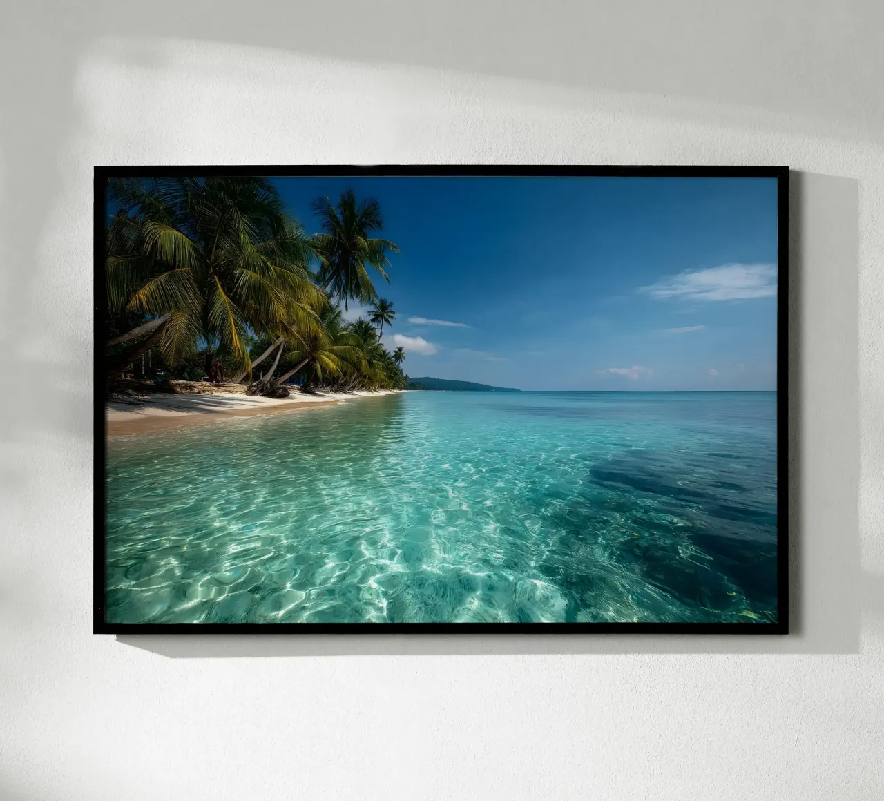 Paradise under palm trees hahnemühle by M-Ulrich-Digital Art