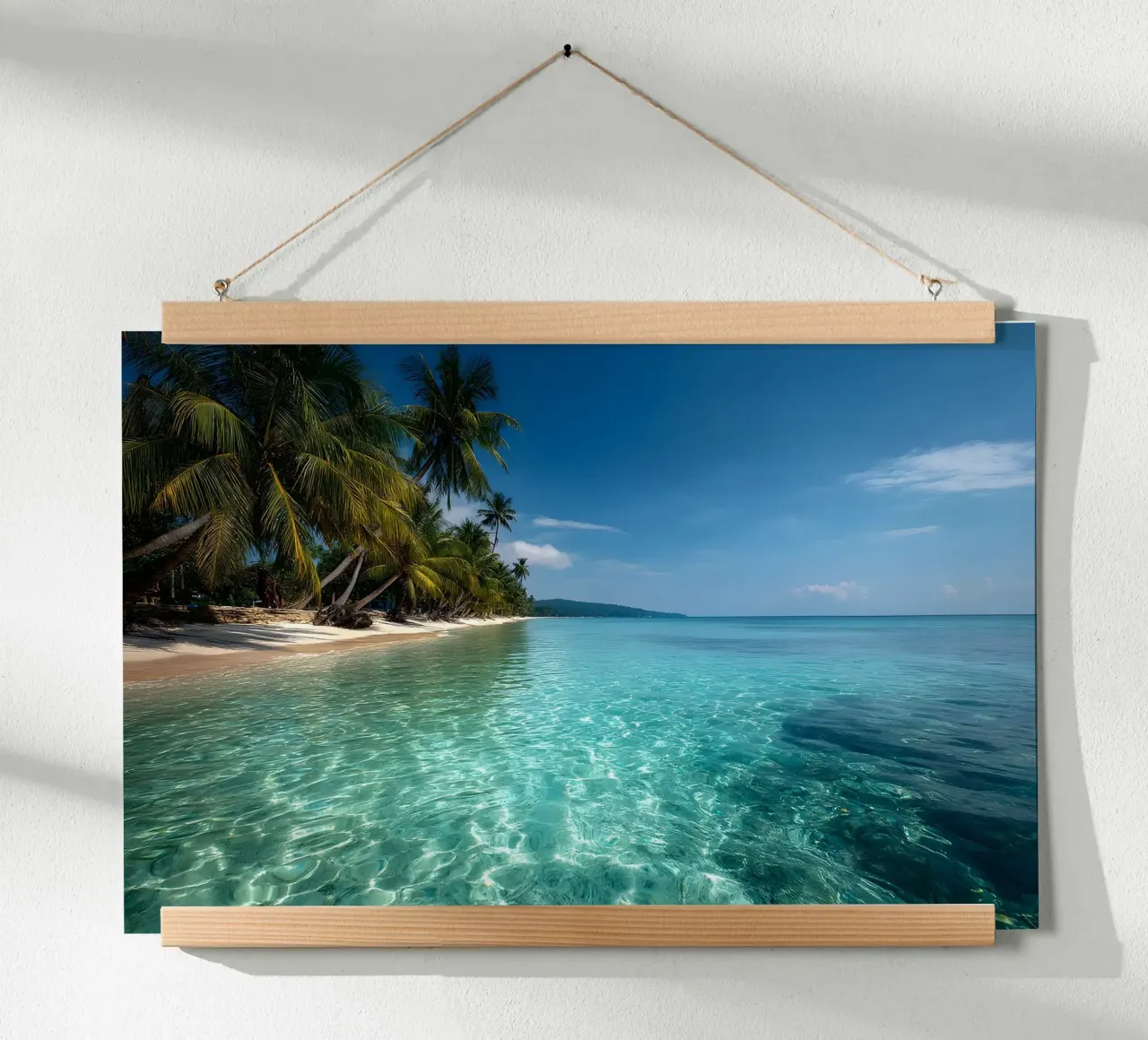 Paradise under palm trees hahnemühle by M-Ulrich-Digital Art