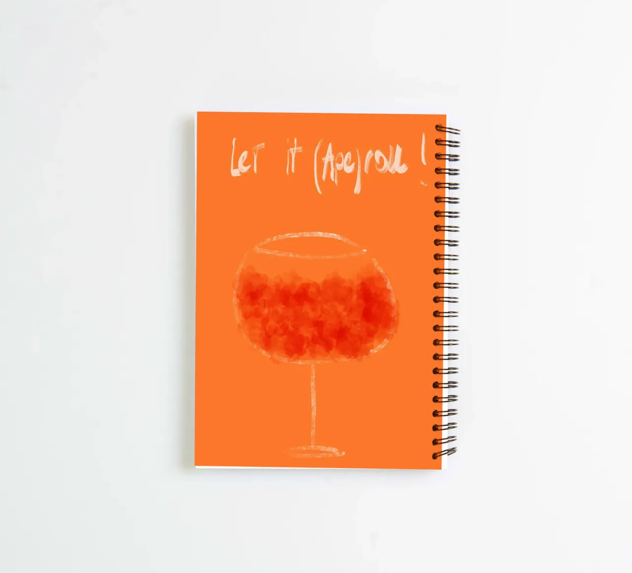 Let it (Ape)roll! spiral notebook by kind thoughts to paper