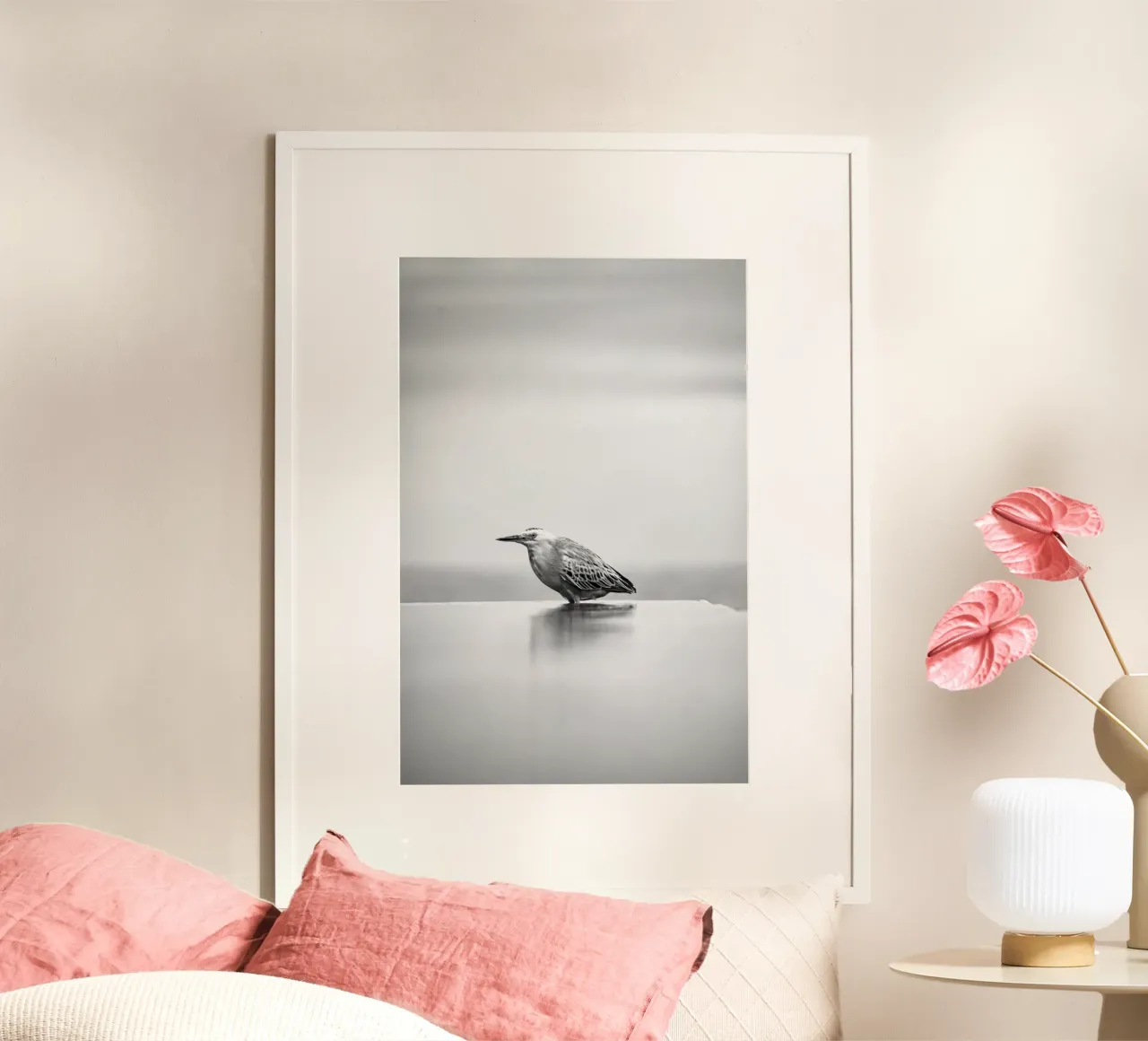 Minimal Schwarz Poster von PhotoVibe Decor