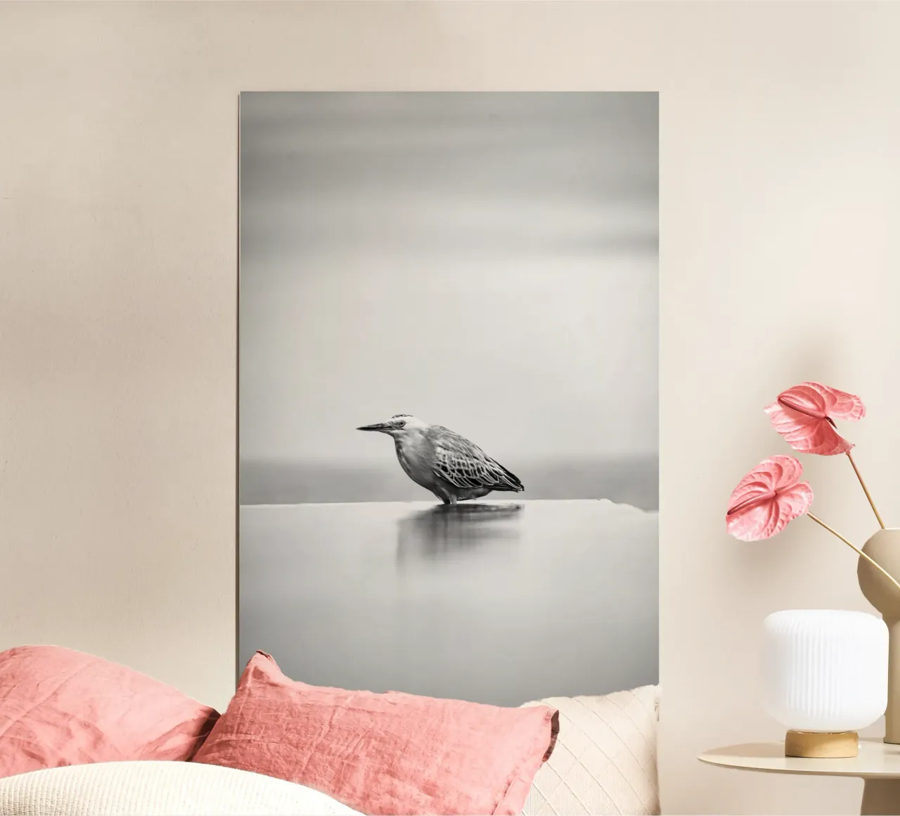 Minimal Schwarz Poster von PhotoVibe Decor