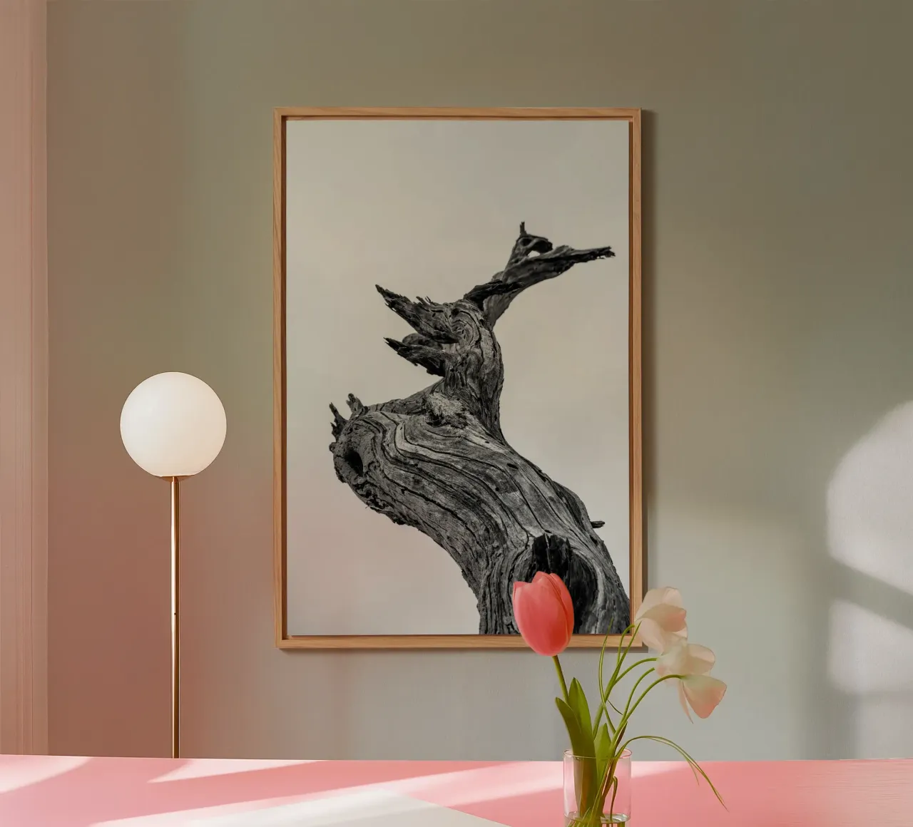 Nero minimale alluminio dibond da PhotoVibe Decor