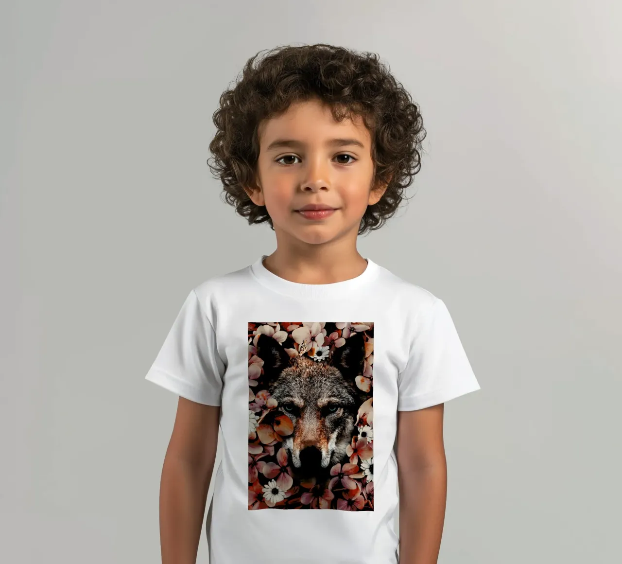 Wolf kinder t-shirt van Wouter Rikken