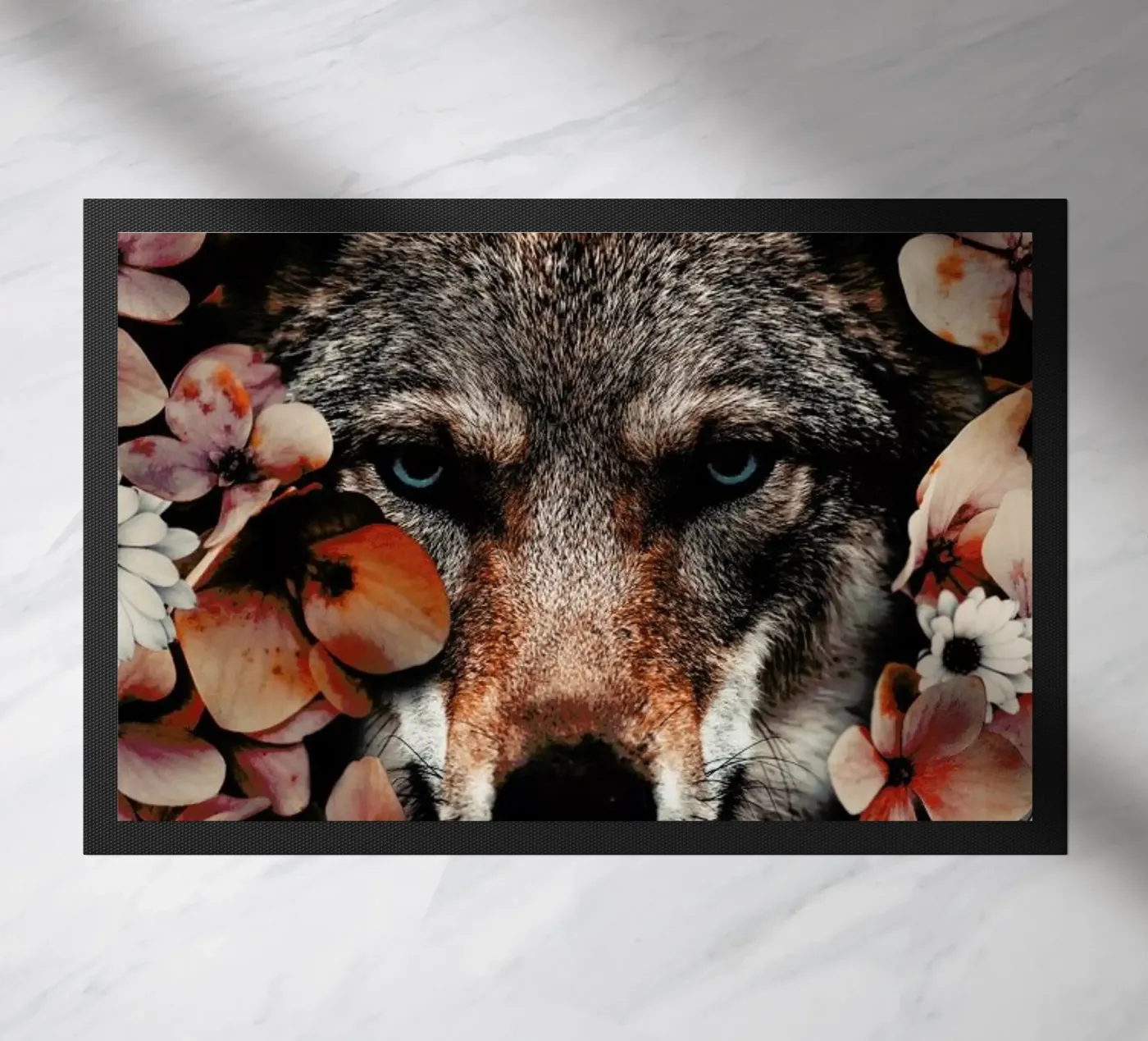 Wolf Fußmatte von Wouter Rikken