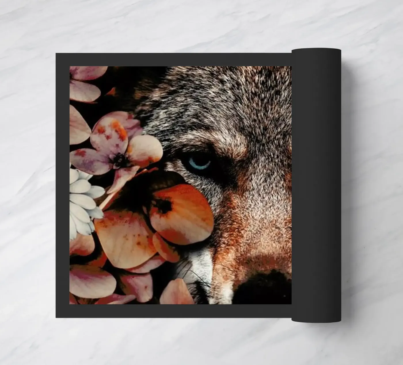 Wolf Fußmatte von Wouter Rikken