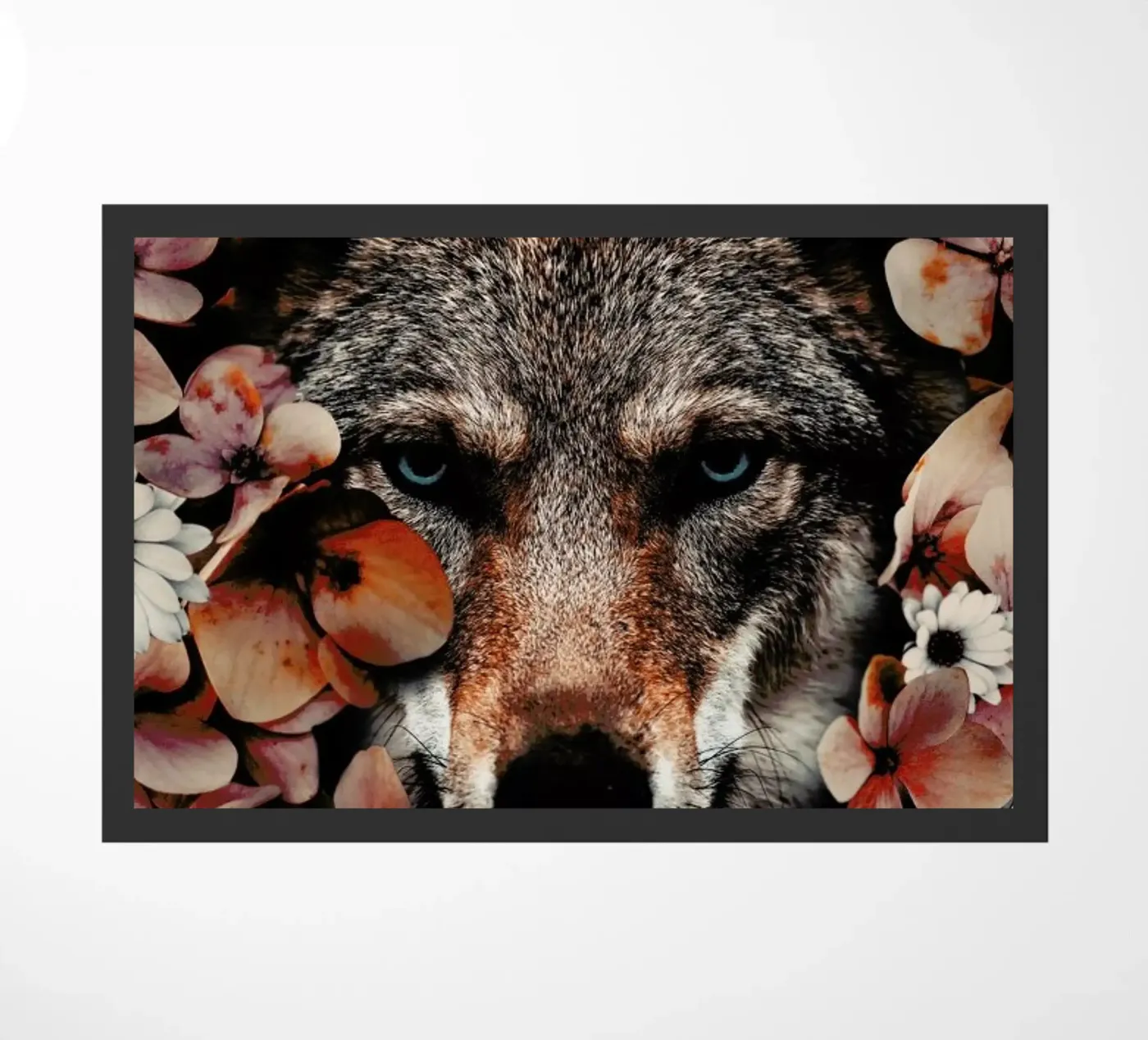 Wolf Fußmatte von Wouter Rikken