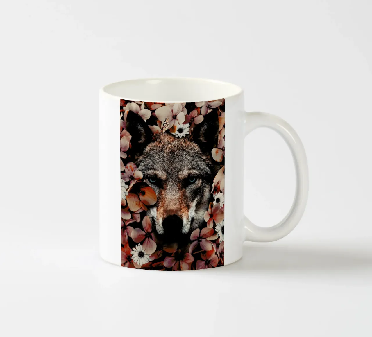 Wolf ceramic mug by Wouter Rikken